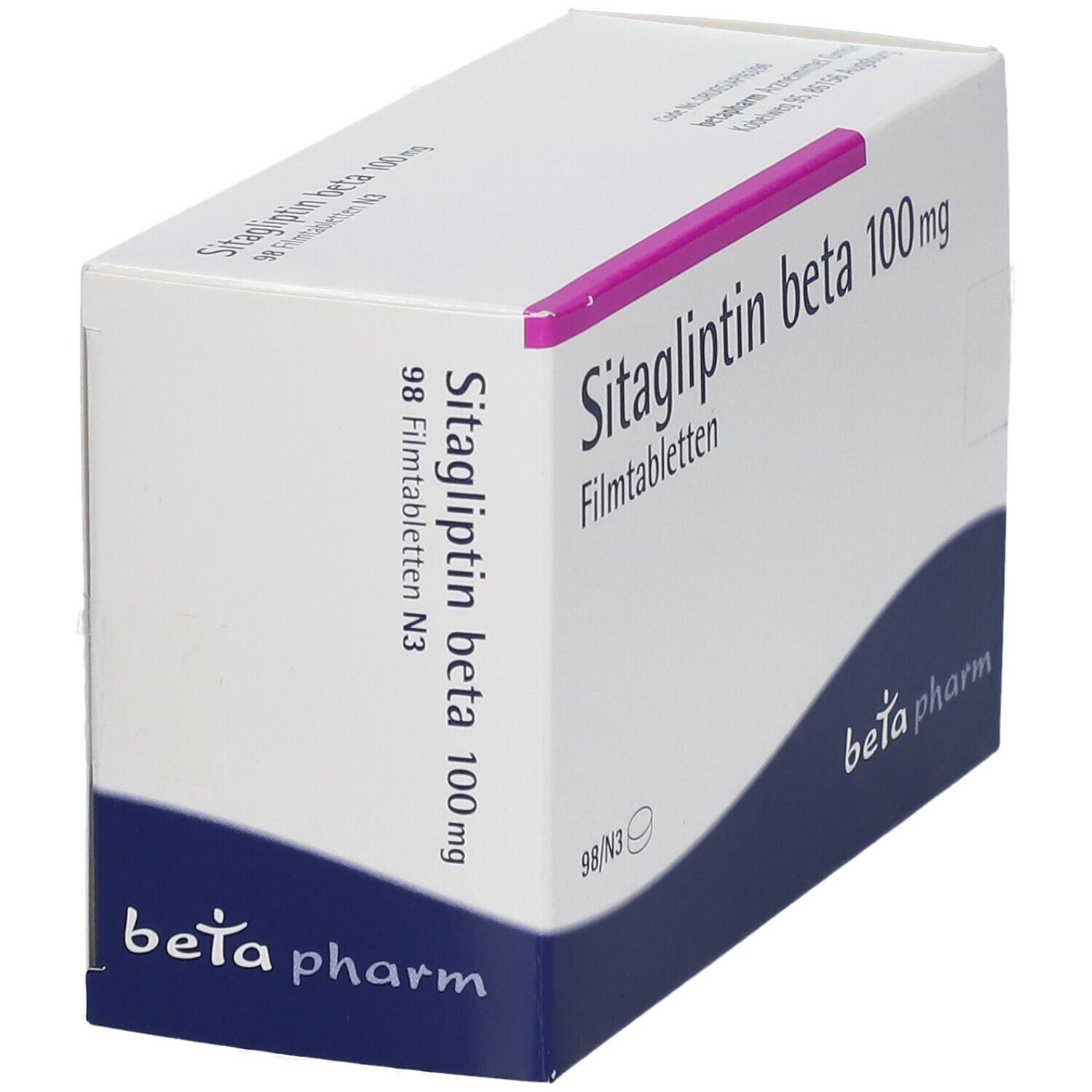 SITAGLIPTIN beta 100 mg Filmtabletten 98 St - shop-apotheke.com