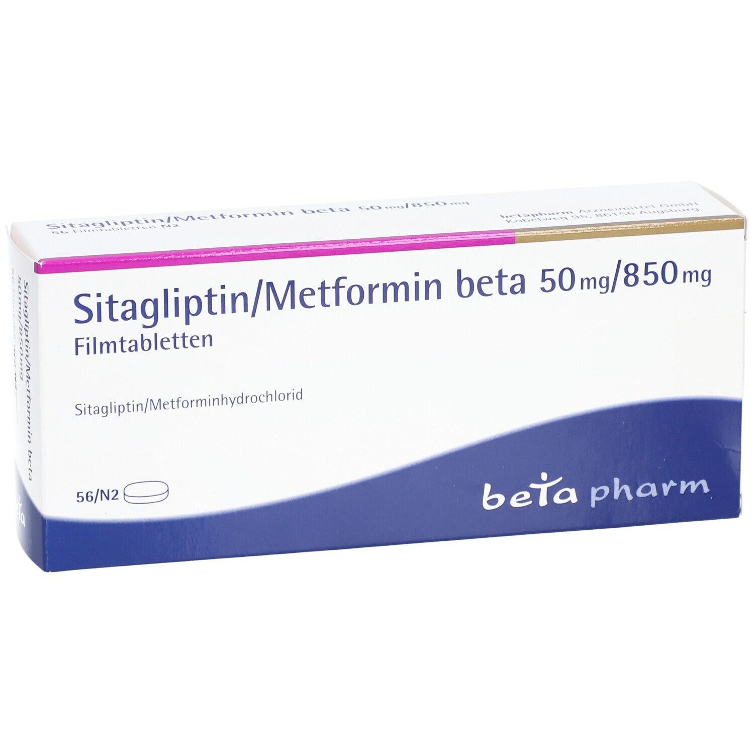 SITAGLIPTIN/Metformin beta 50 mg/850 mg Filmtabl.