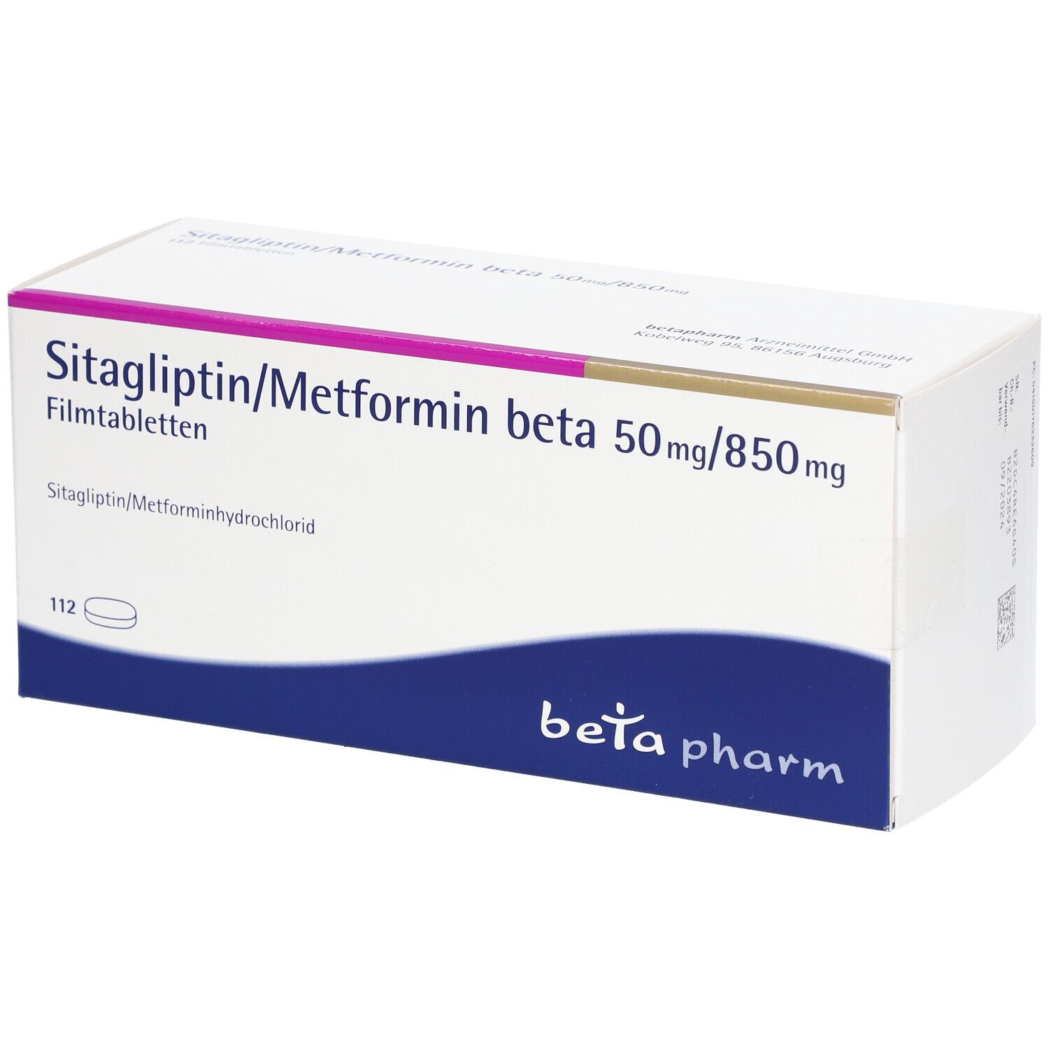 SITAGLIPTIN/Metformin beta 50 mg/850 mg Filmtabl.