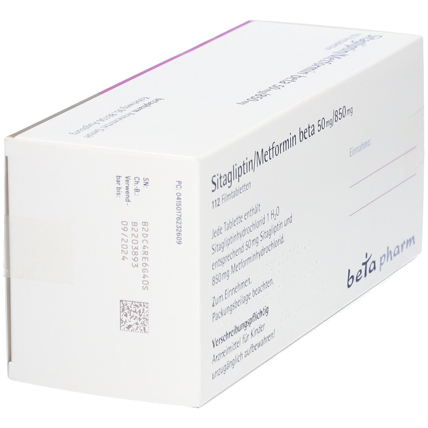 SITAGLIPTIN/Metformin beta 50 mg/850 mg Filmtabl.