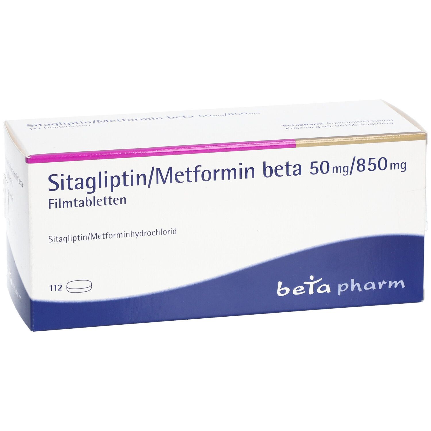 SITAGLIPTIN/Metformin beta 50 mg/850 mg Filmtabl.