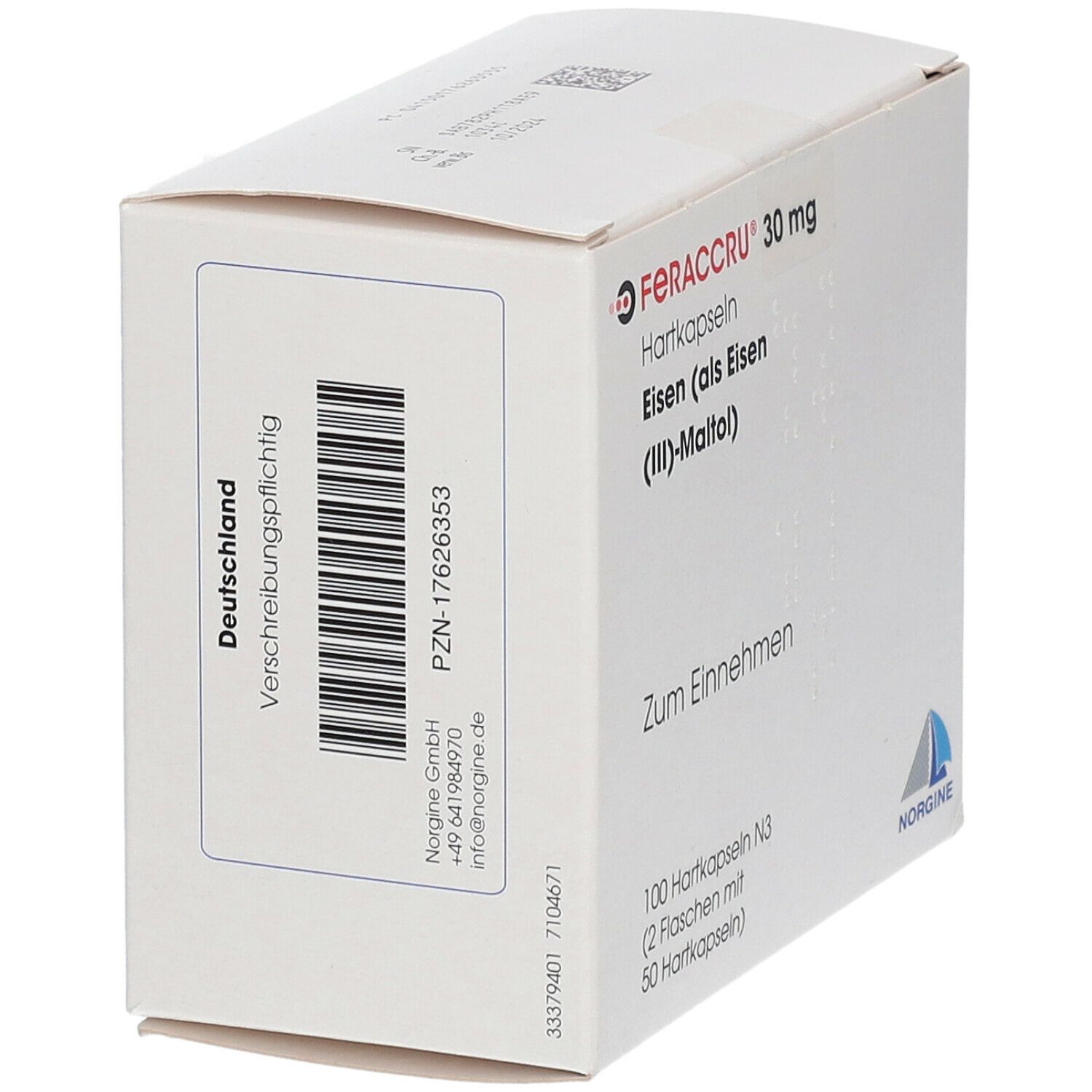 Feraccru 30 mg Hartkapseln 100 St