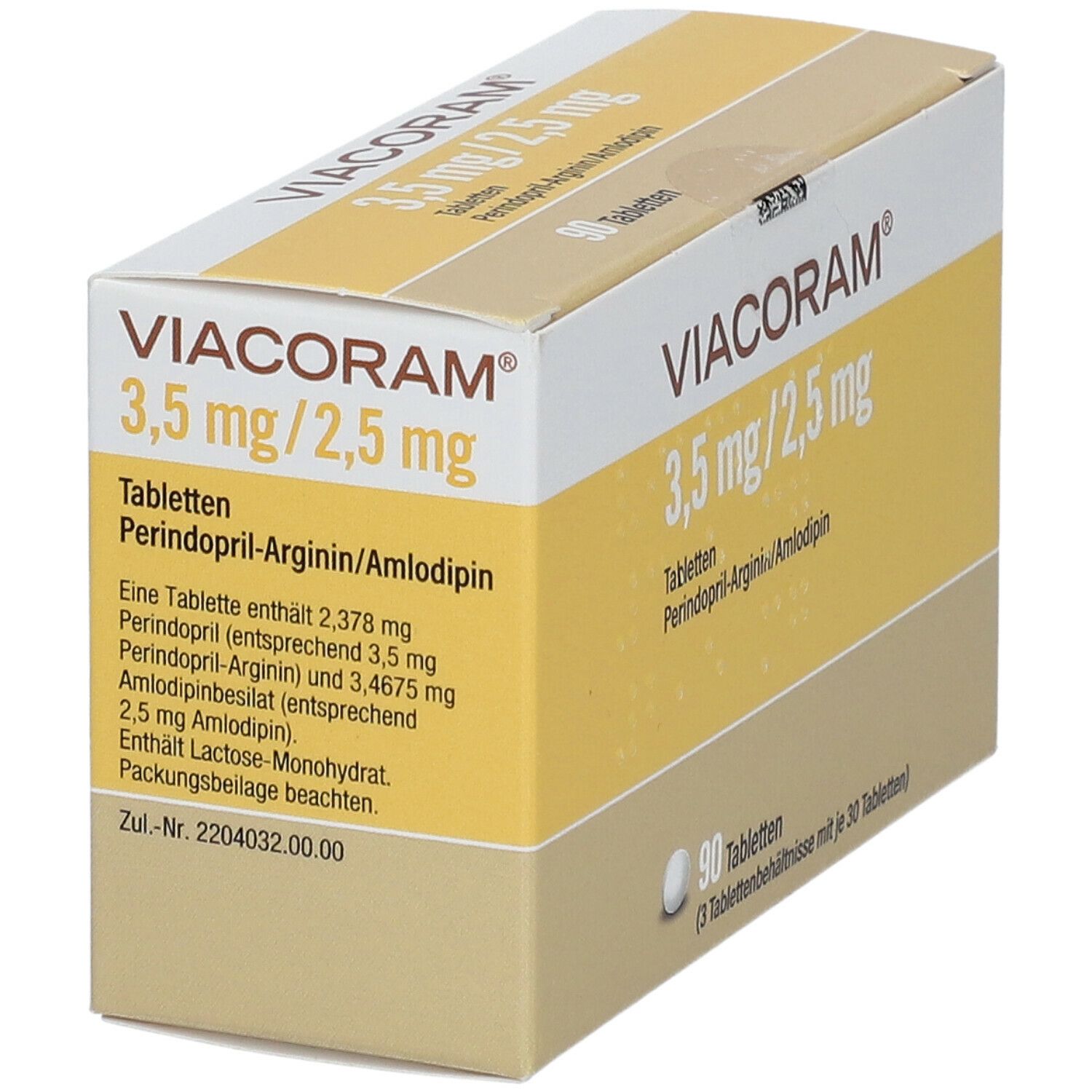 Viacoram 3,5 mg/2,5 mg Tabletten 90 St