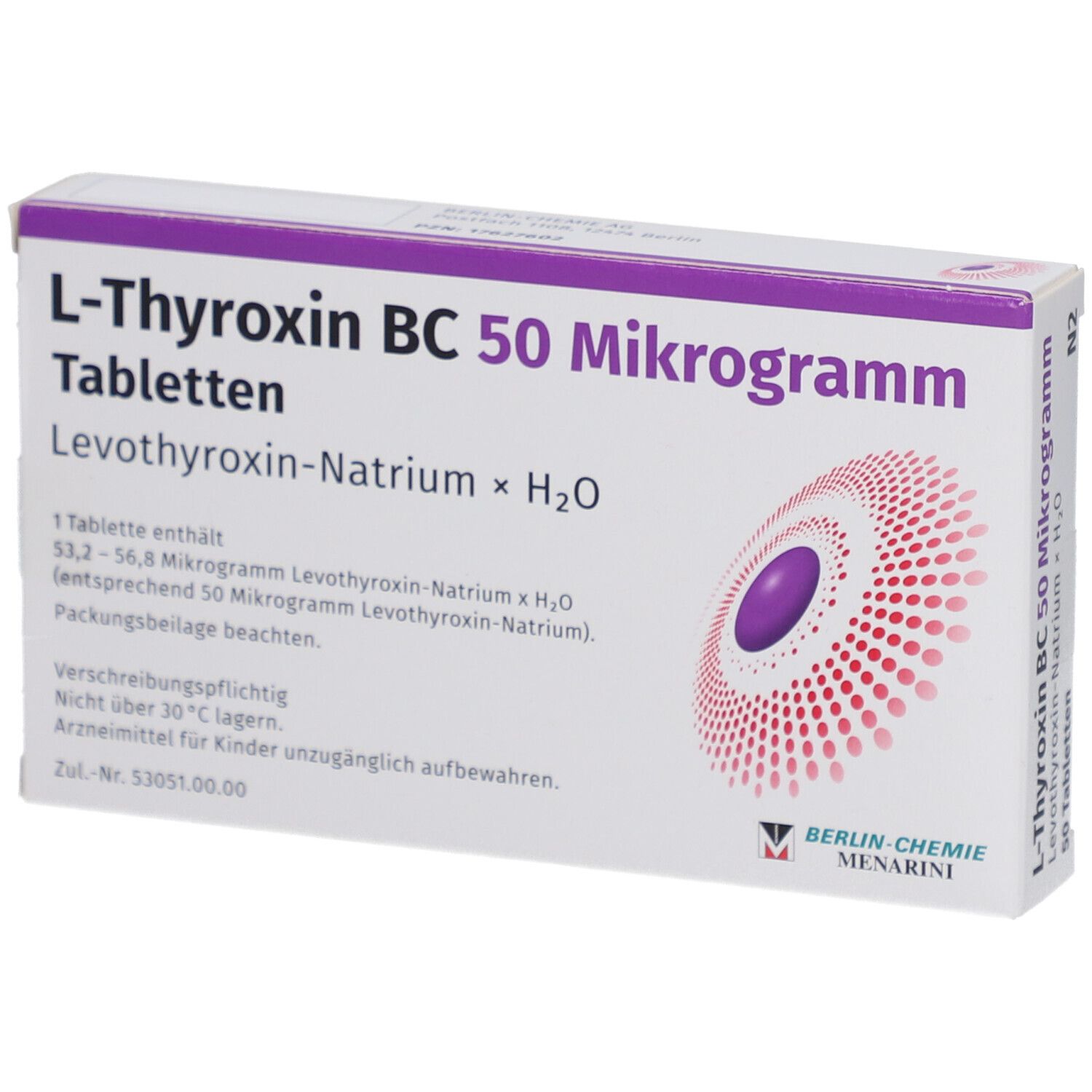 L-THYROXIN BC 50 Mikrogramm Tabletten