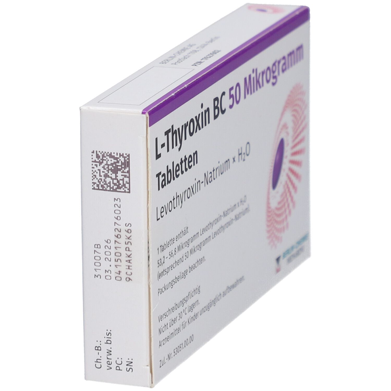 L-THYROXIN BC 50 Mikrogramm Tabletten