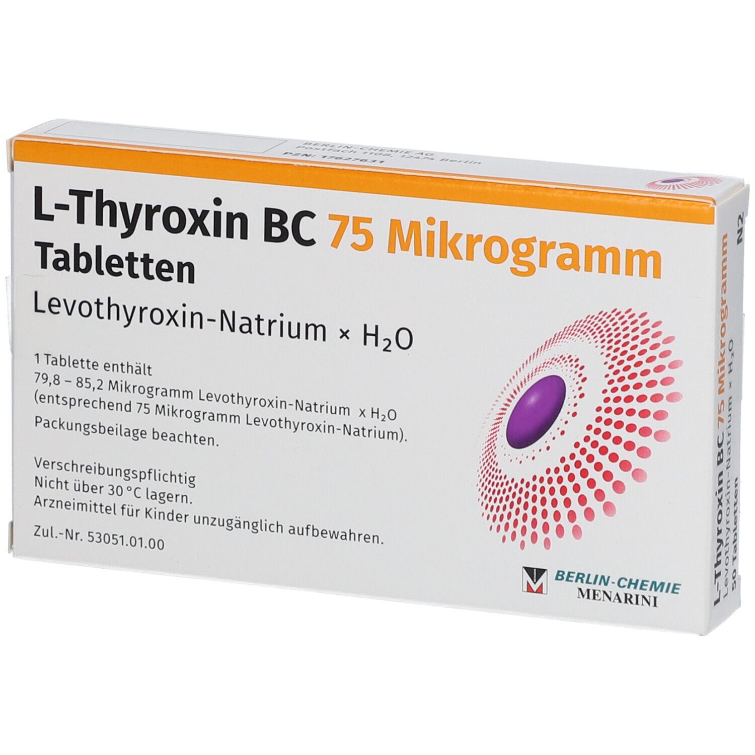 L-THYROXIN BC 75 Mikrogramm Tabletten