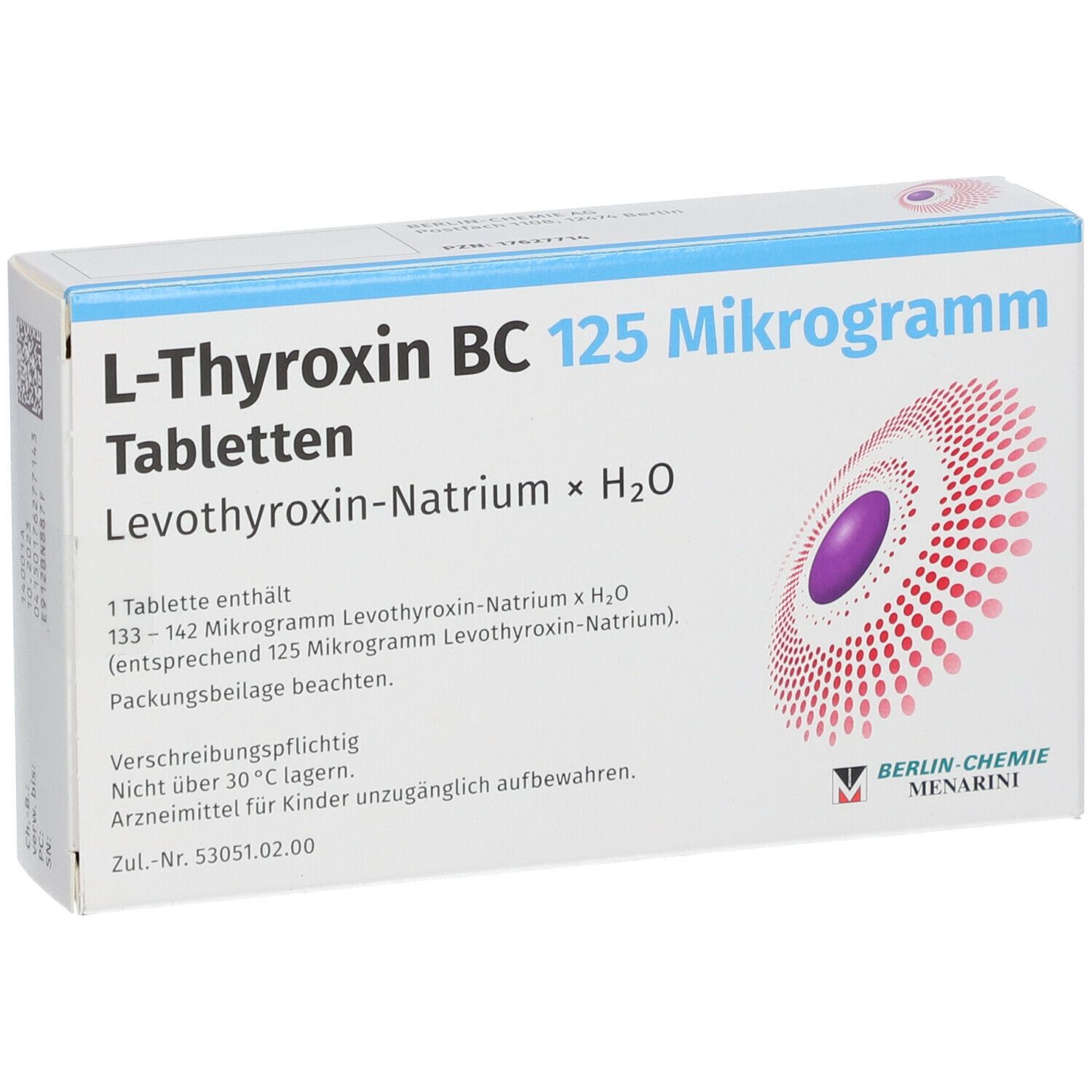 L-THYROXIN BC 125 Mikrogramm Tabletten