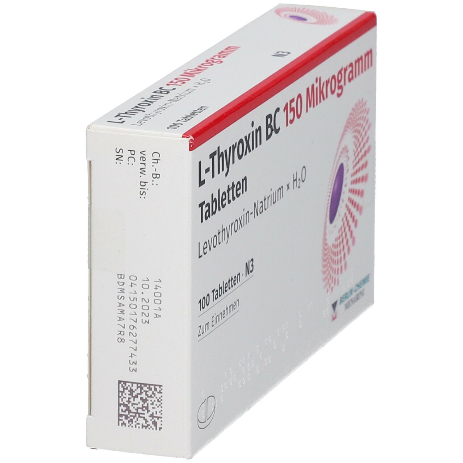 L-Thyroxin BC 150 Mikrogramm Tabletten 50 St