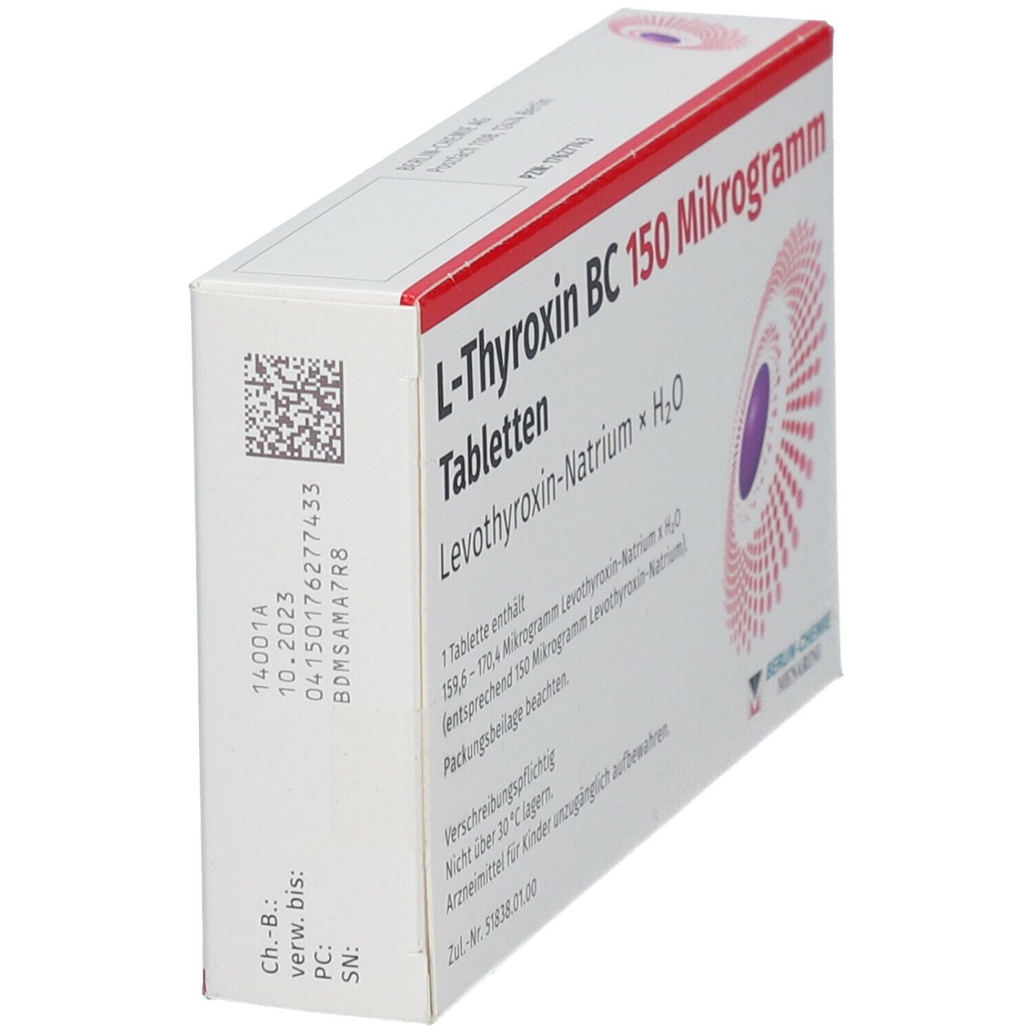 L-THYROXIN BC 150 Mikrogramm Tabletten