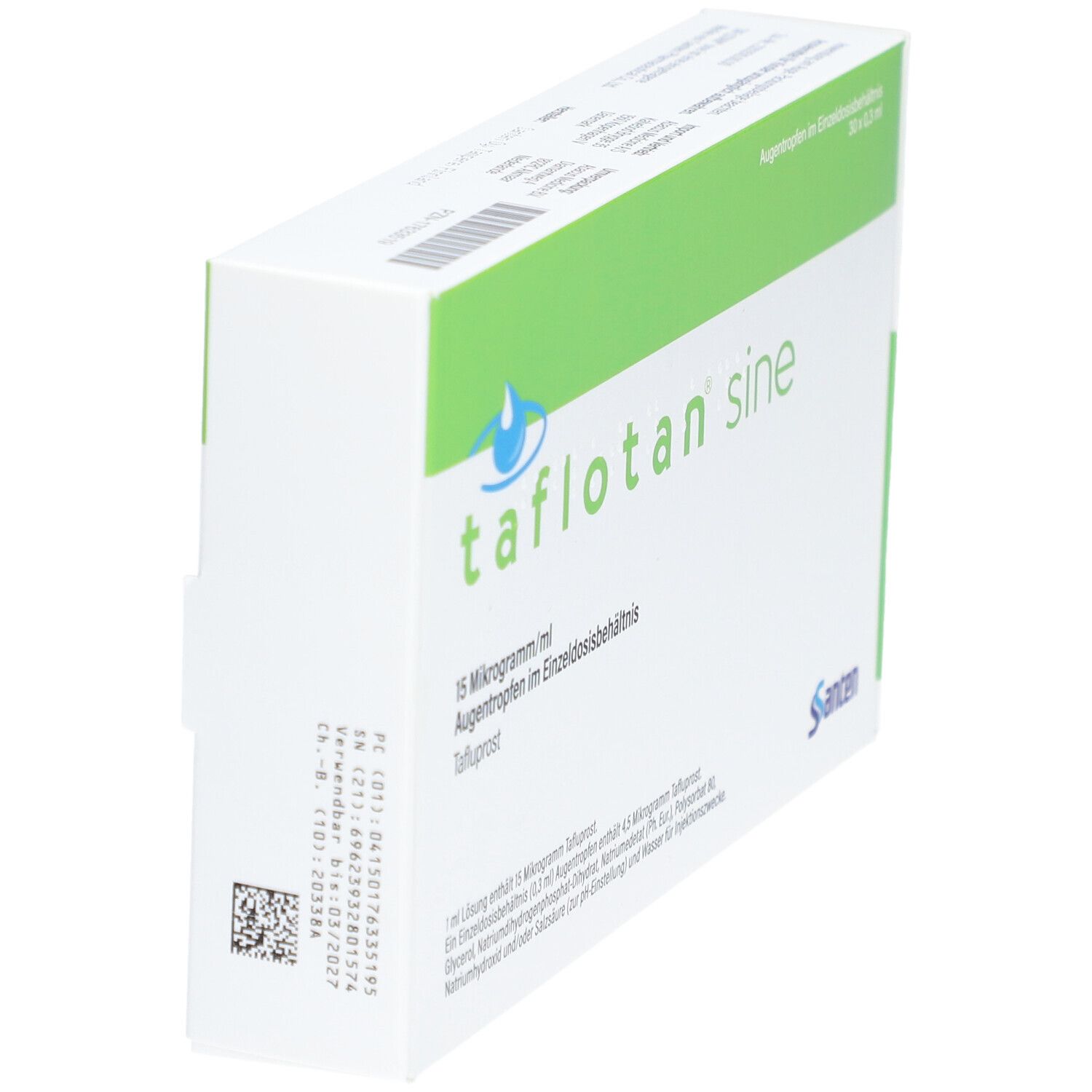 TAFLOTAN sine 15 µg/ml Augentr.im Einzeldosisbeh.
