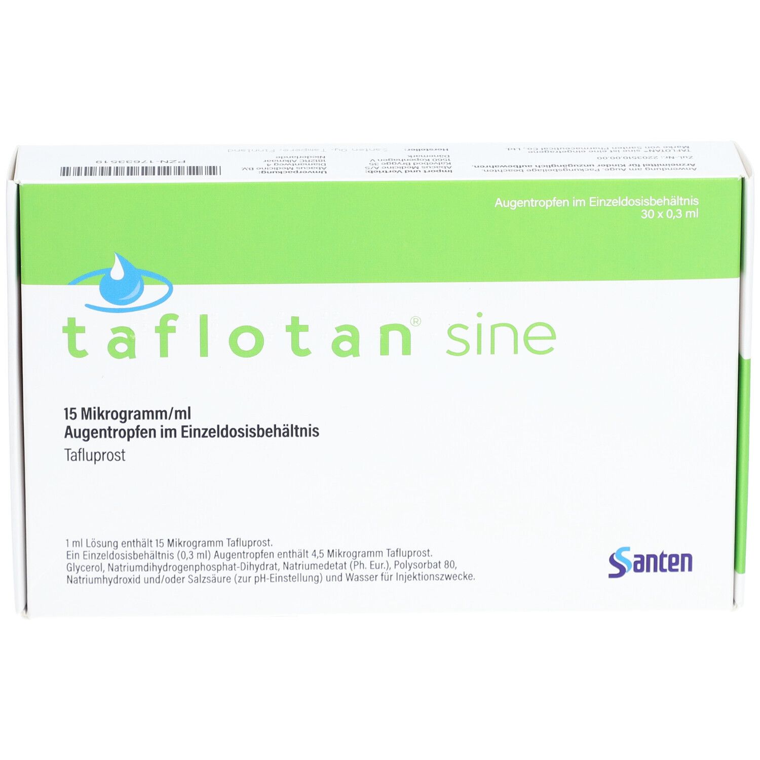 TAFLOTAN sine 15 µg/ml Augentr.im Einzeldosisbeh.