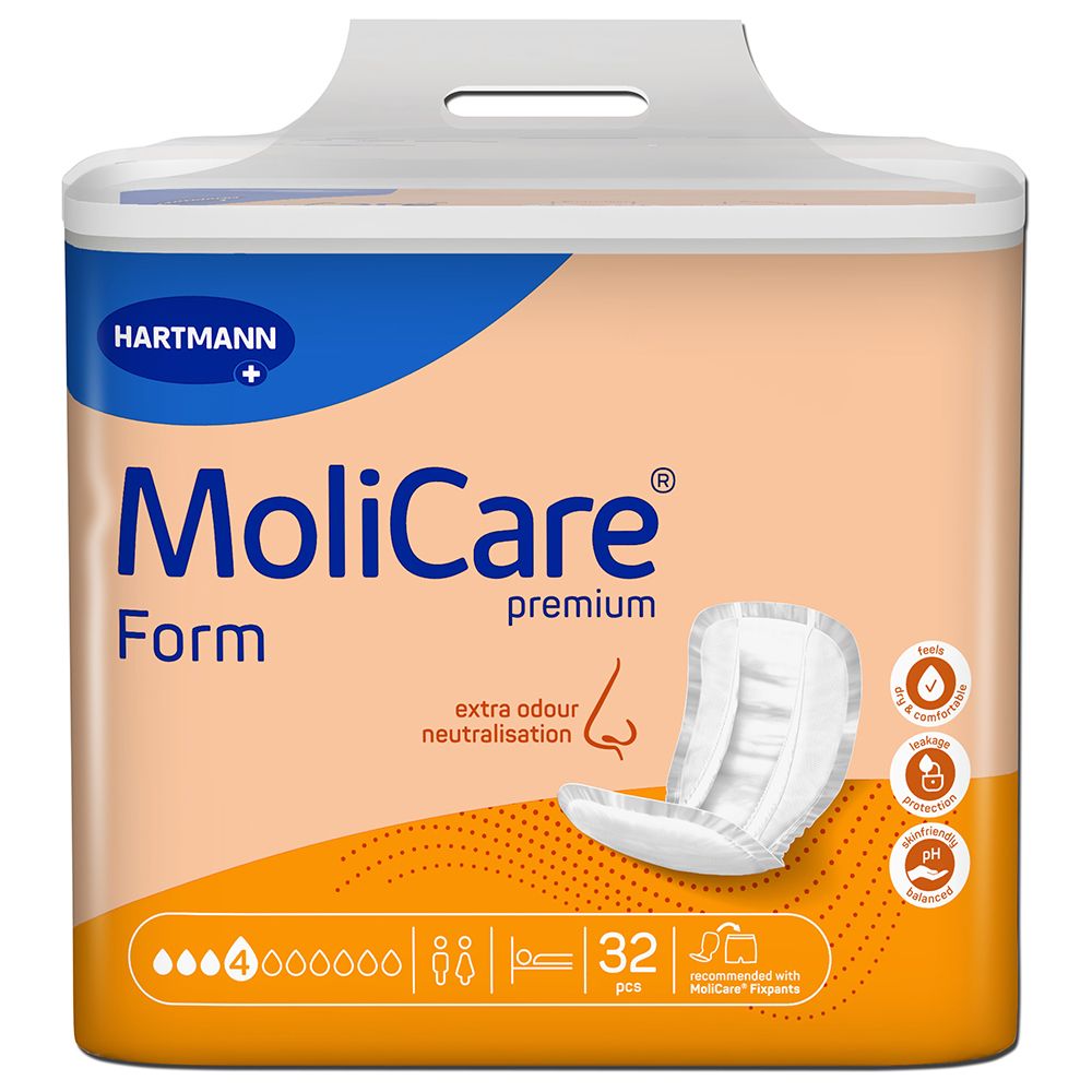 Molicare Premium Form 4 Tropfen 32 St Einlagen