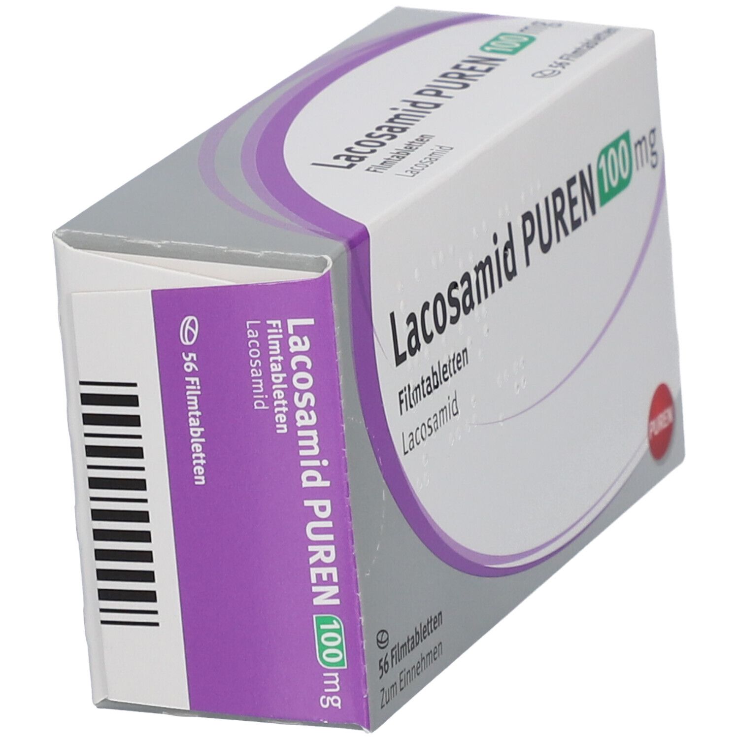 Lacosamid Puren 100 mg Filmtabletten 56 St