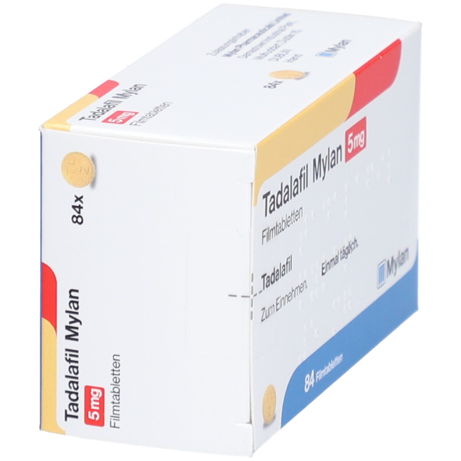 Tadalafil Mylan 5 mg Filmtabletten 84 St