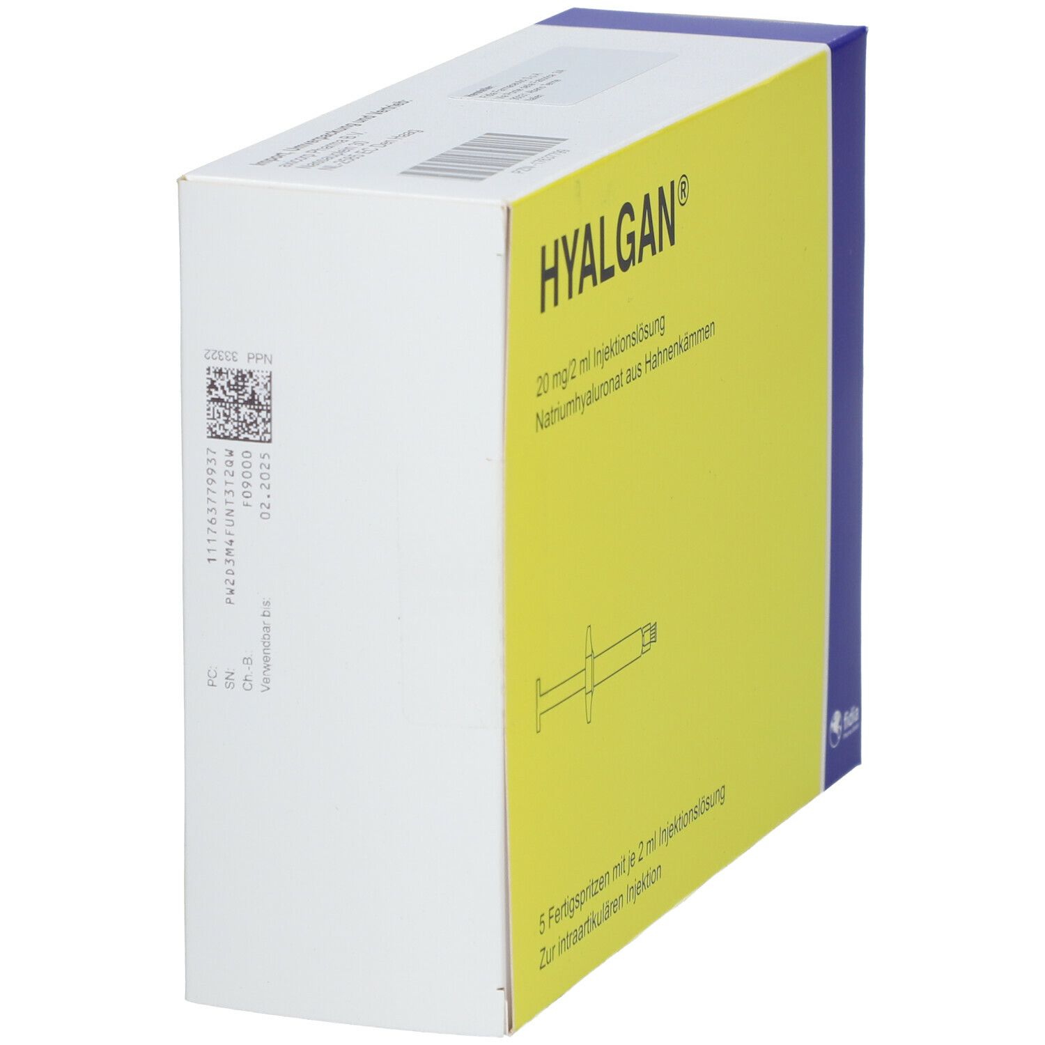 Hyalgan 20 mg/2 ml Inj.-Lösung i.e.Fertigspr. 5x2 Injektionslösung