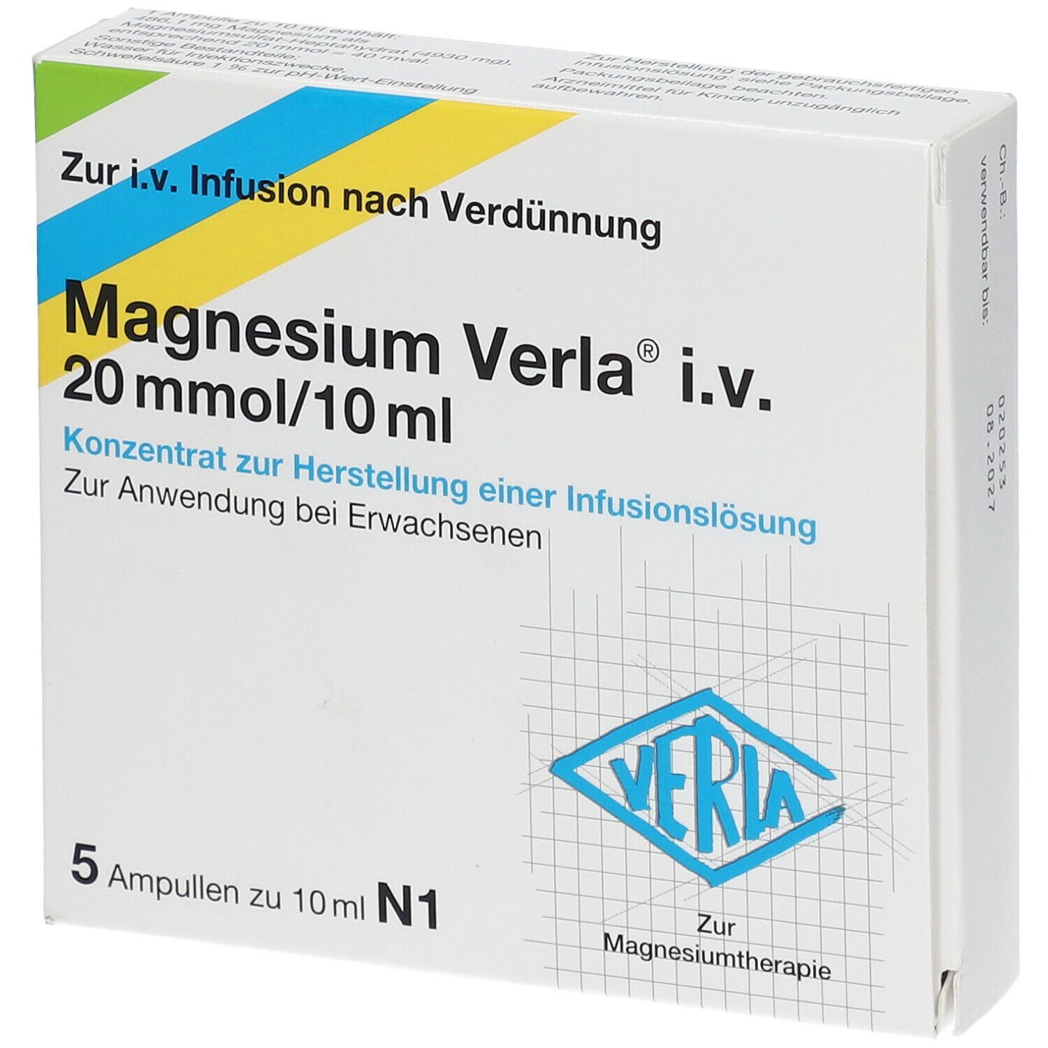 Magnesium Verla® i.v. 20mmol/10 ml