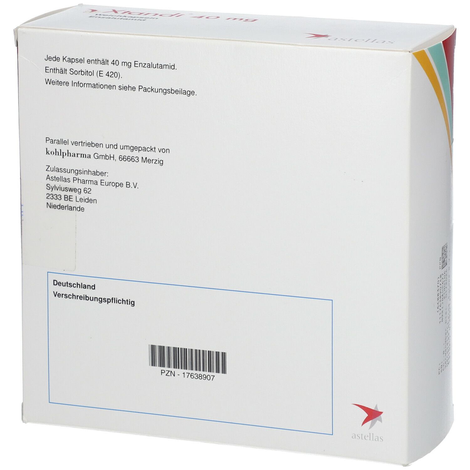 XTANDI 40 mg Weichkapseln