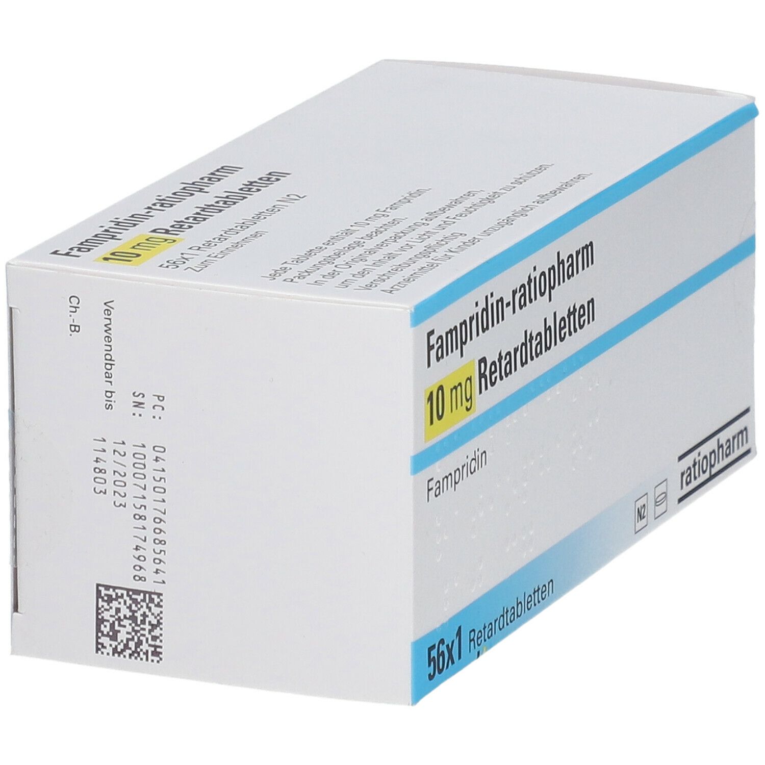 FAMPRIDIN-ratiopharm 10 mg Retardtabletten 4x14 St Retard-Tabletten