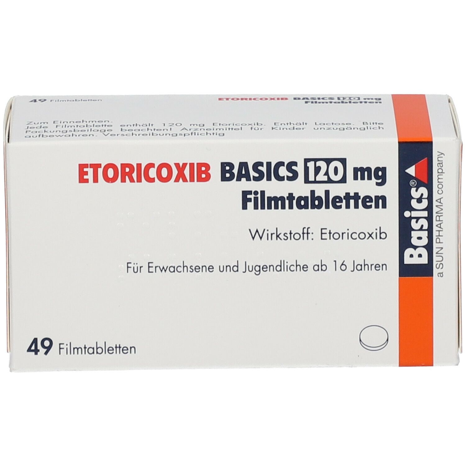 ETORICOXIB BASICS 120 mg Filmtabletten
