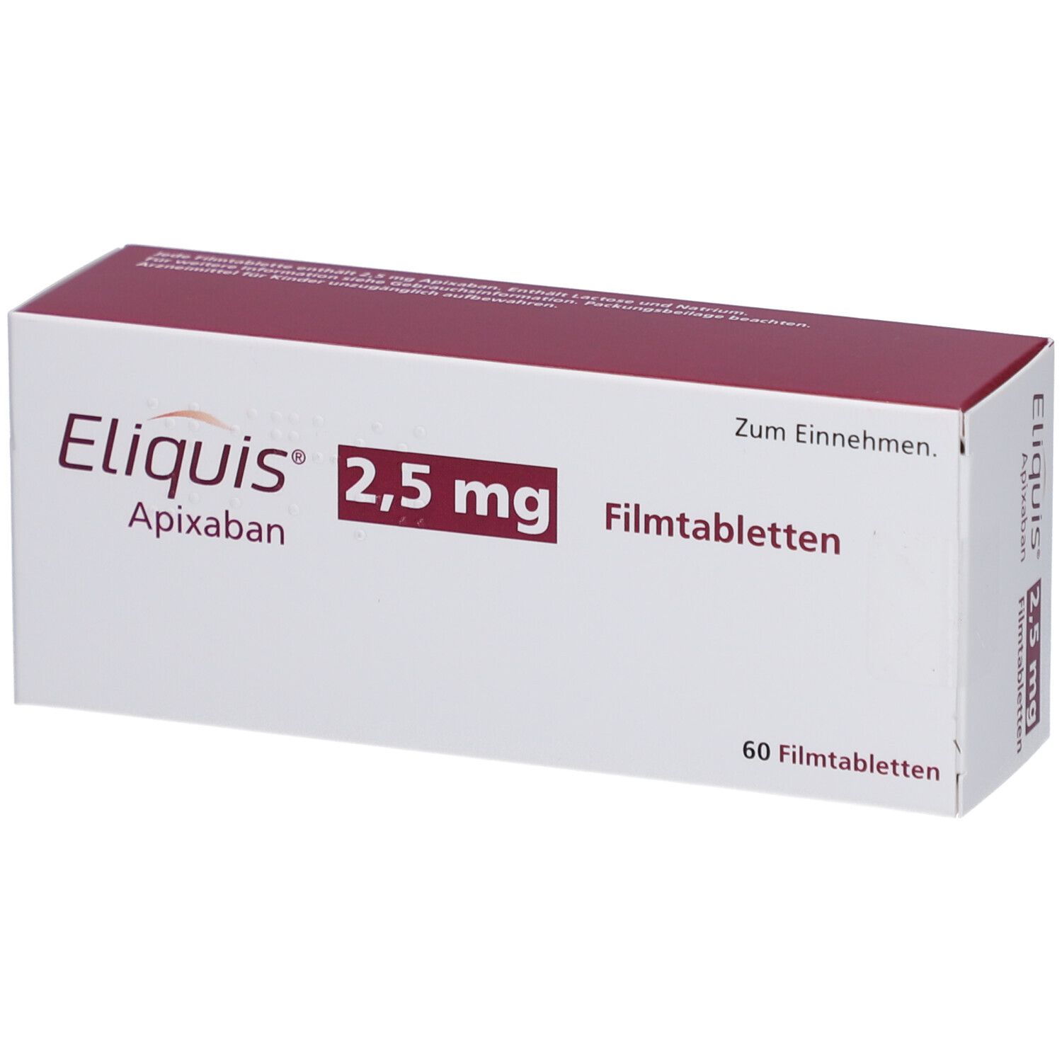 ELIQUIS 2,5 mg Filmtabletten