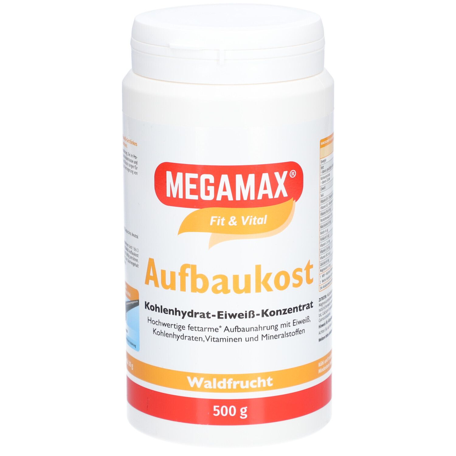 MEGAMAX Aufbaukost Waldfrucht Pulver