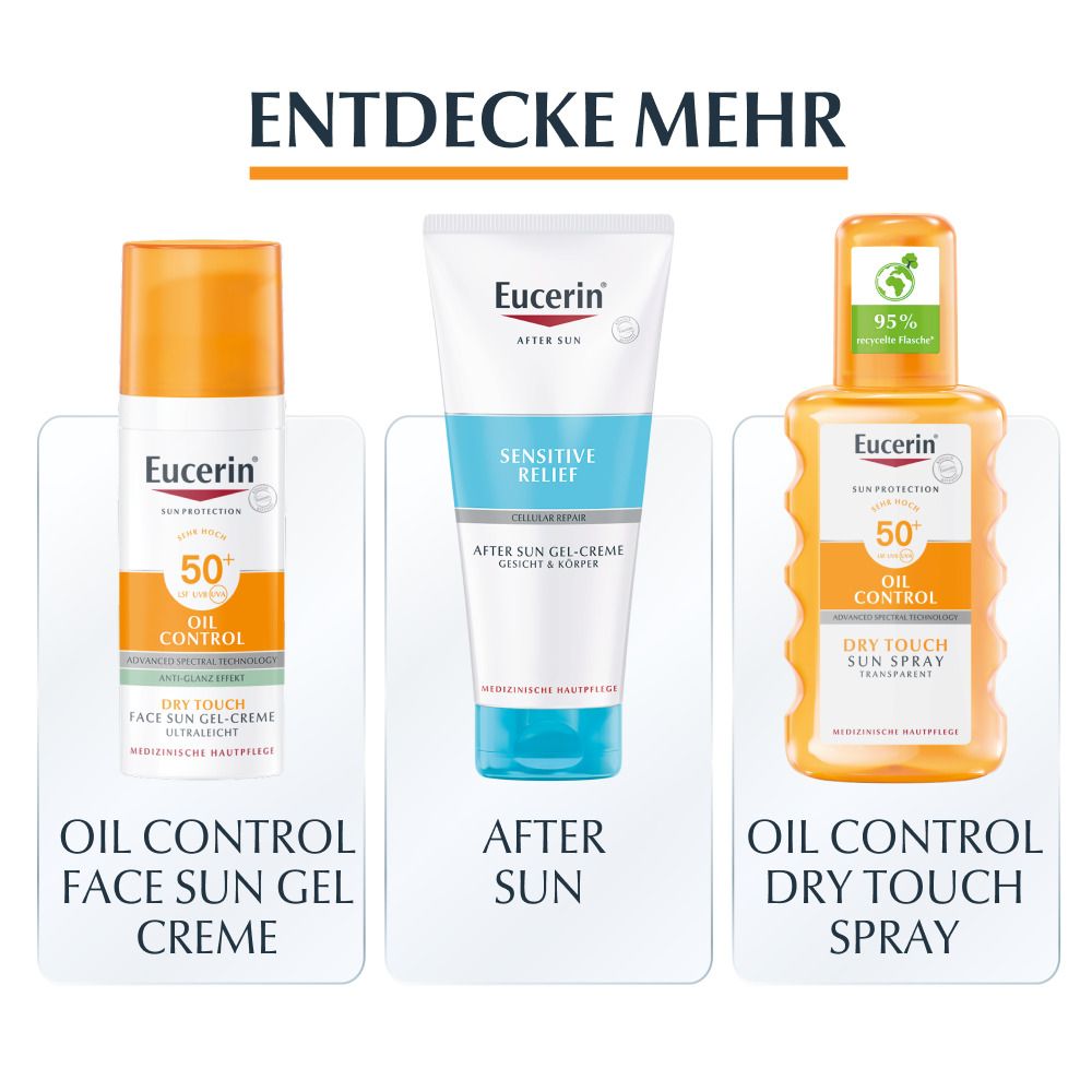 Eucerin® Oil Control Sun Spray Transparent LSF 30 – Sonnenschutzspray mit leichter Textur, auch für zu Akne neigende Haut - Jetzt 20% sparen mit Code "eucerin20"