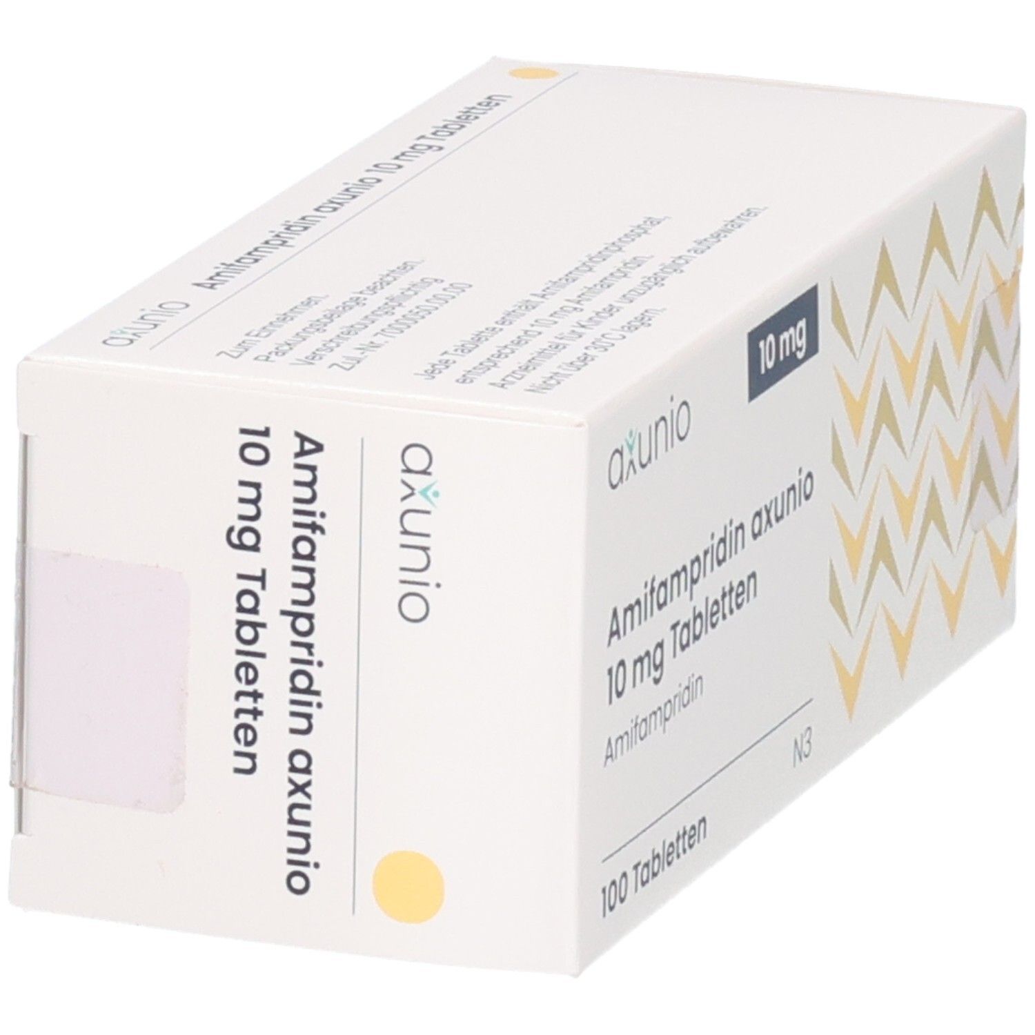 AMIFAMPRIDIN axunio 10 mg Tabletten, 100 Tabletten.