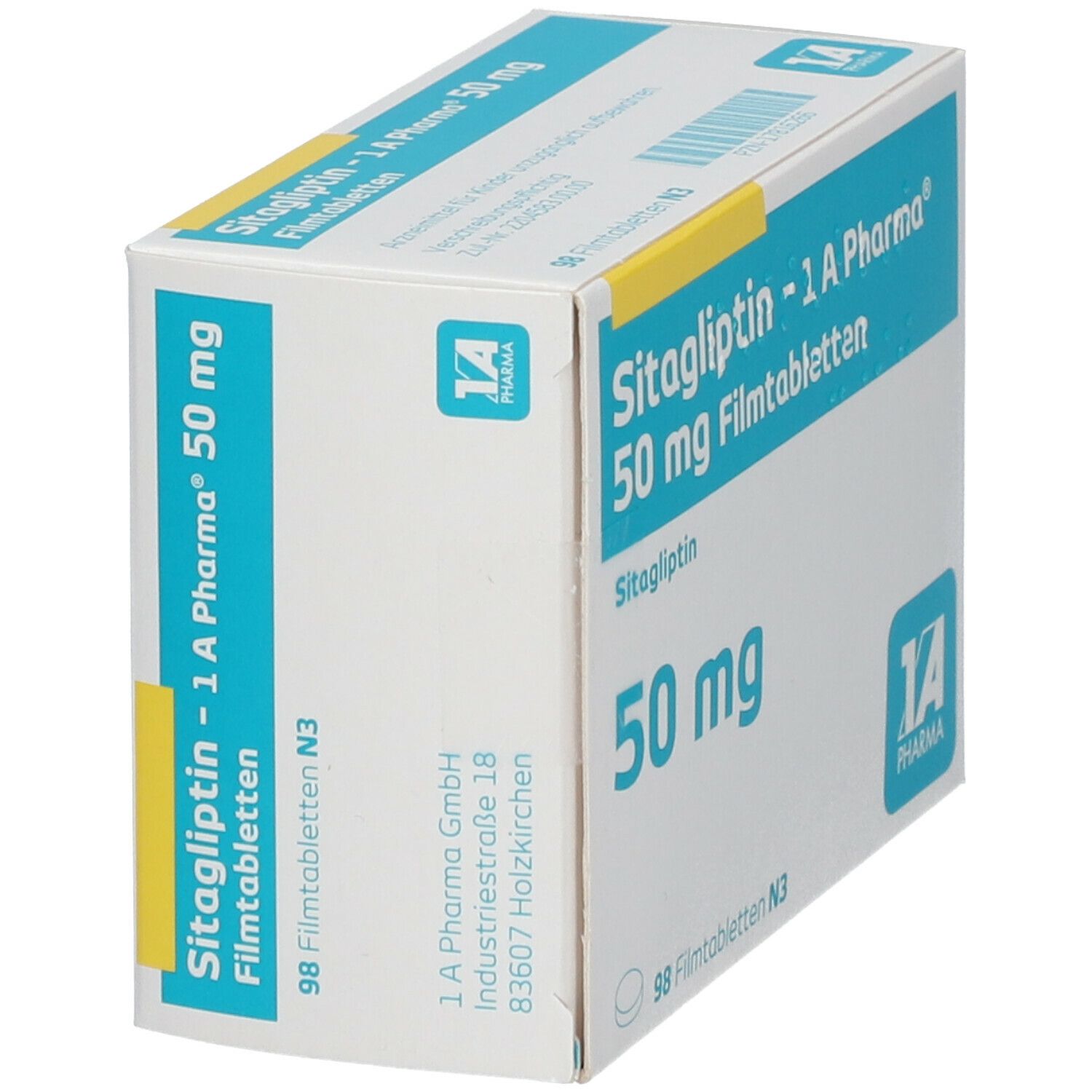 Sitagliptin-1A Pharma 50 mg Filmtabletten 28 St