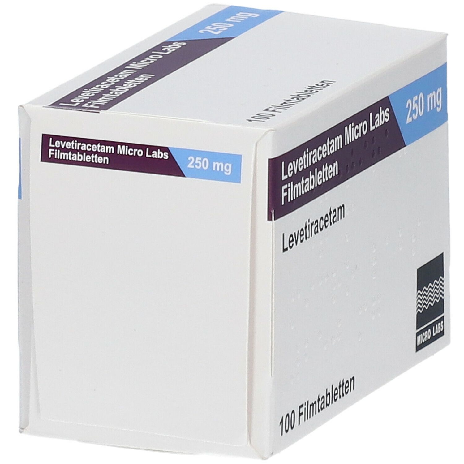 Levetiracetam Micro Labs 250 mg Filmtabletten 100 St