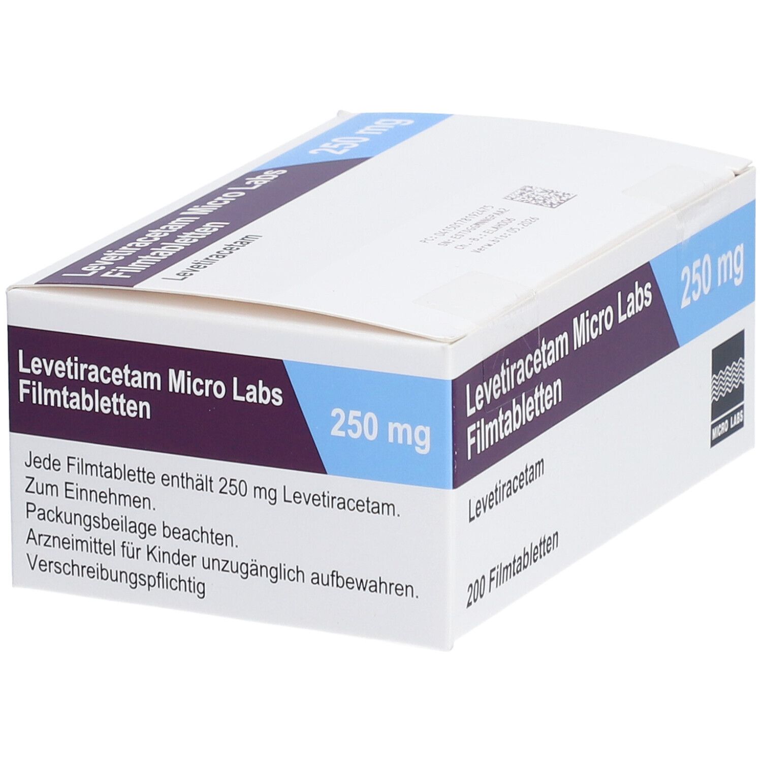 Levetiracetam Micro Labs 250 mg Filmtabletten 200 St