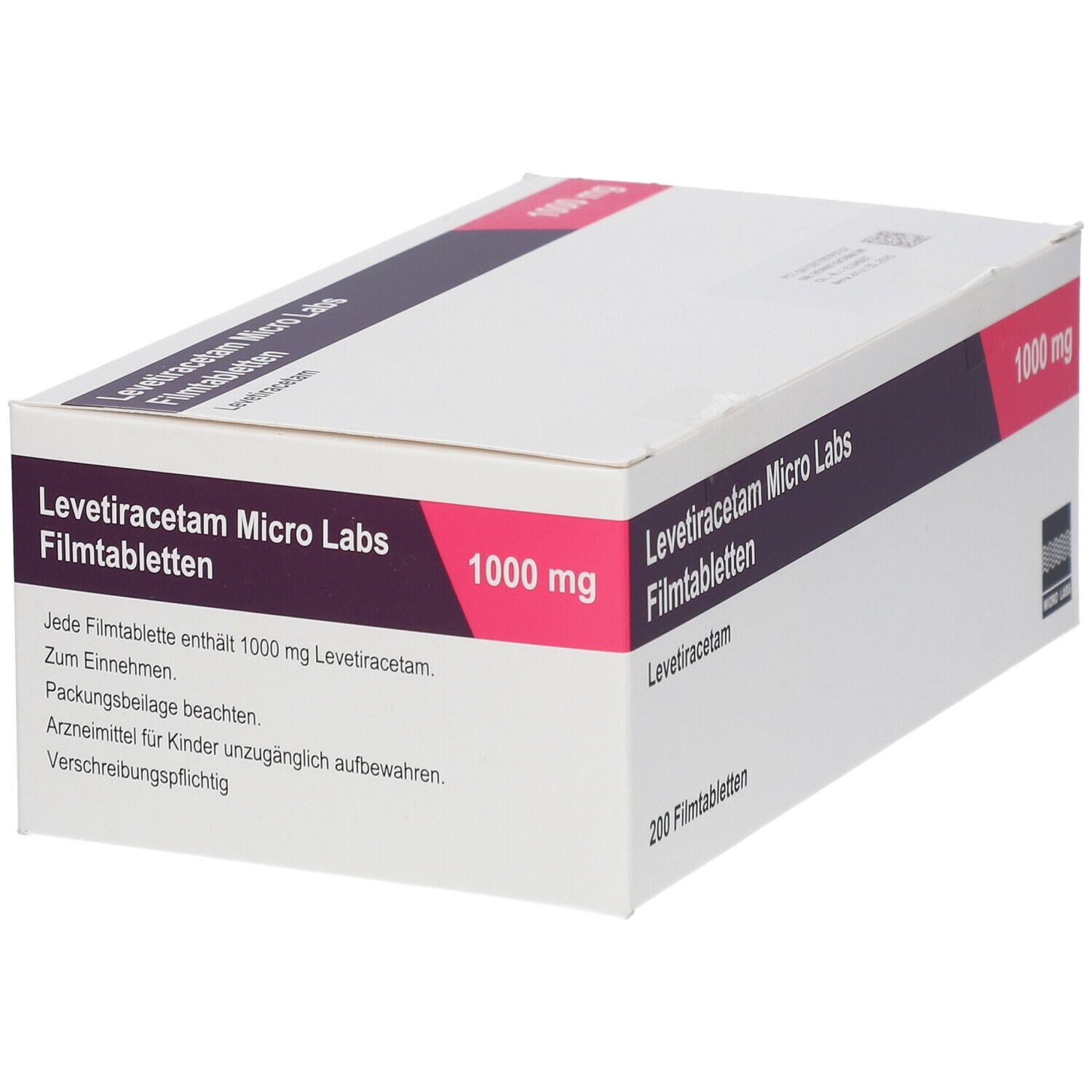 Levetiracetam Micro Labs 1000 mg Filmtabletten 200 St