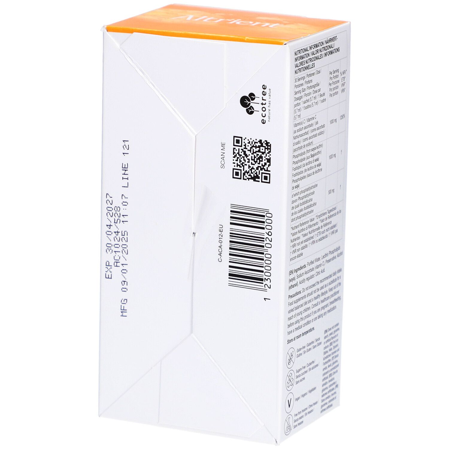 Altrient LIPOSOMAL VITAMIN C 30x5,7 ml shopapotheke.at