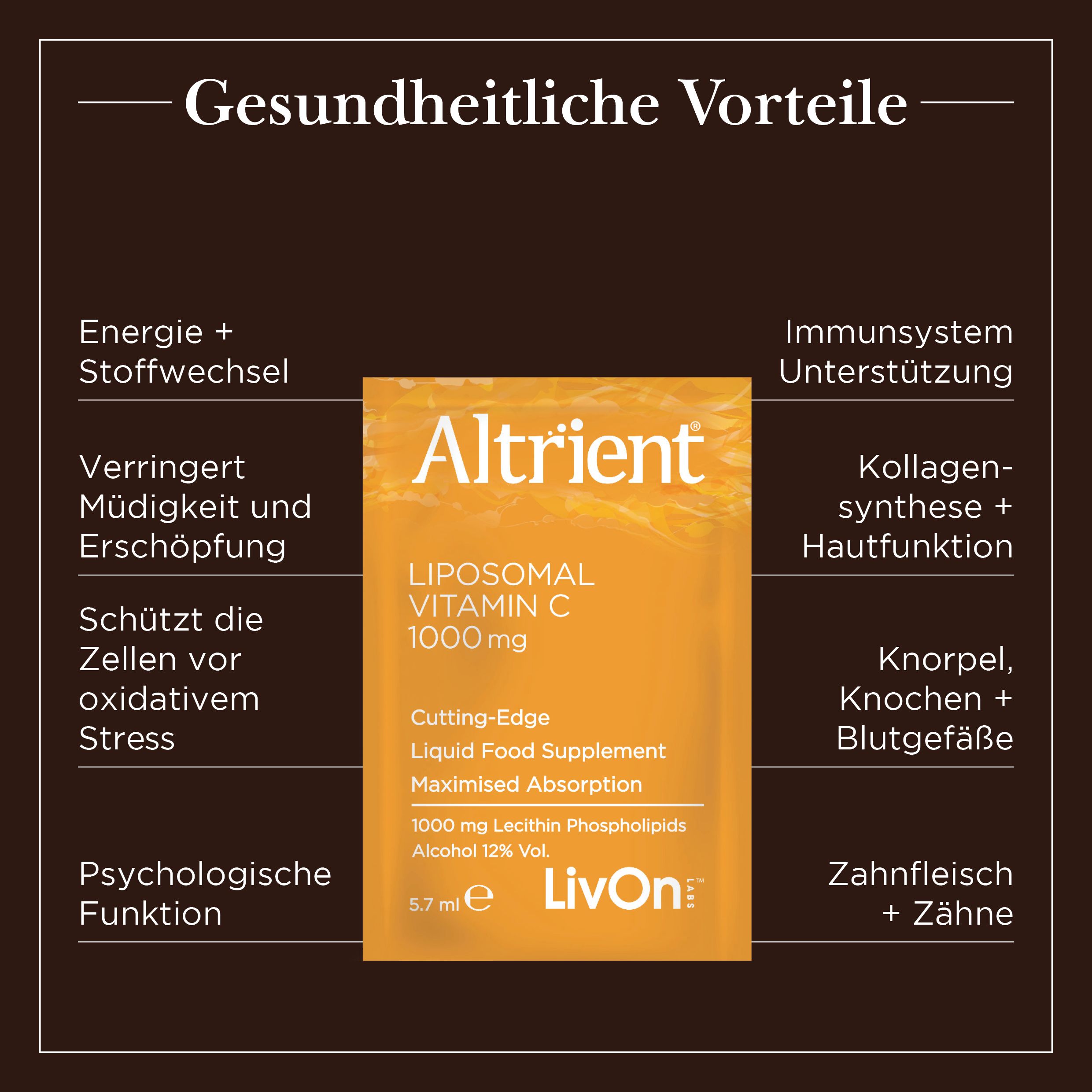 Altrient liposomales Vitamin C 30x5,7 ml Flüssigkeit zum Einnehmen