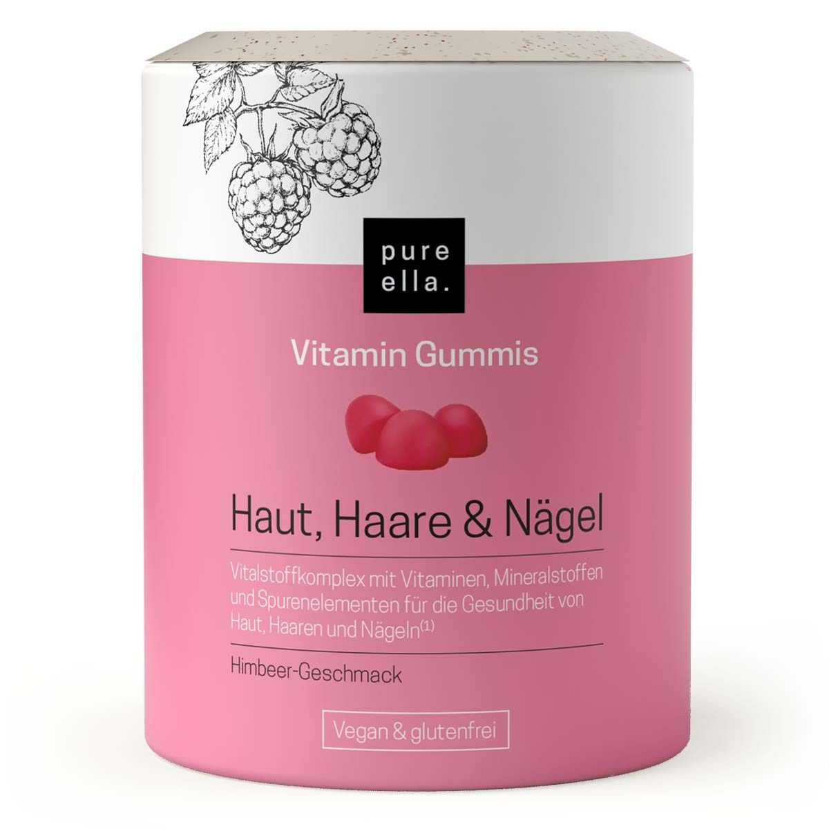 pure ella. Vitamin Gummis Haut, Haare & Nägel