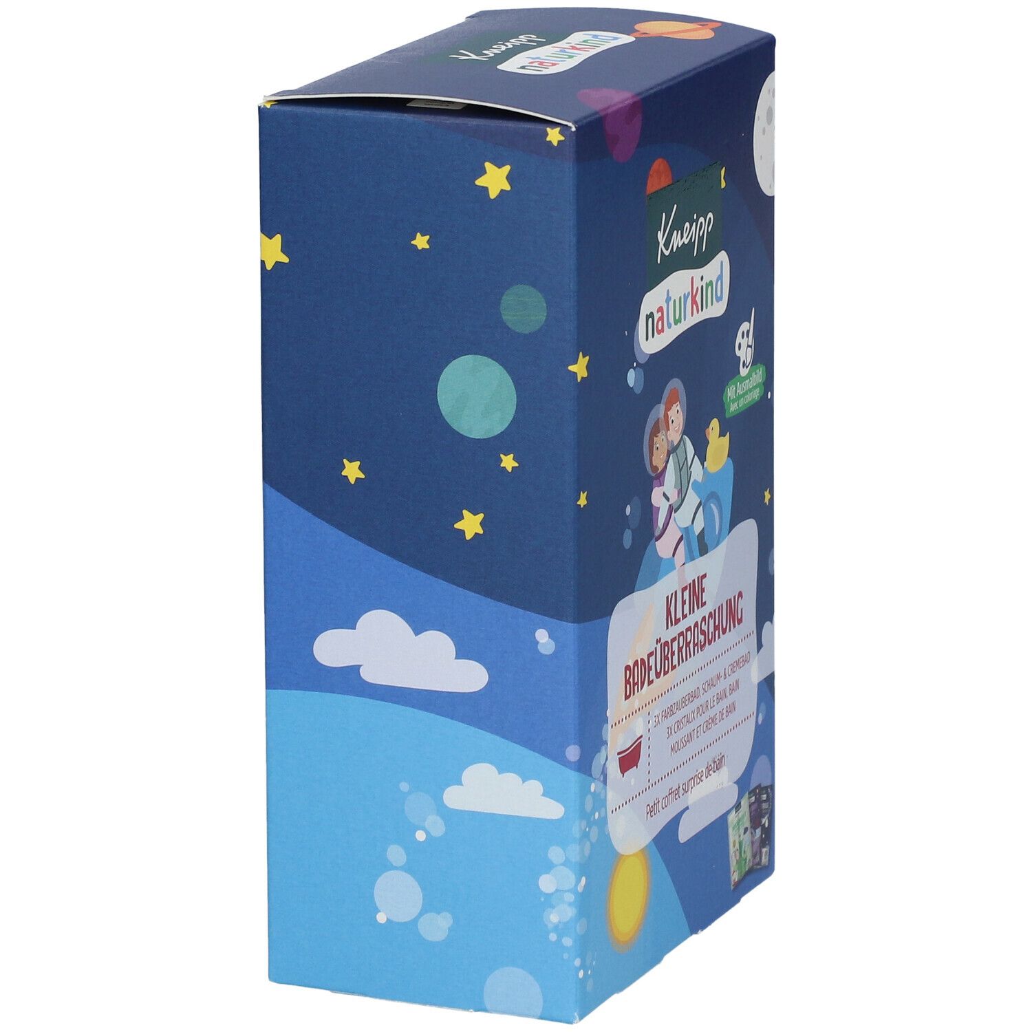 Kneipp Naturkind Badeüberraschung Abenteuerschatz – Sprudelnde Badekugel Mit Knetseife Für Kinder Ab 3