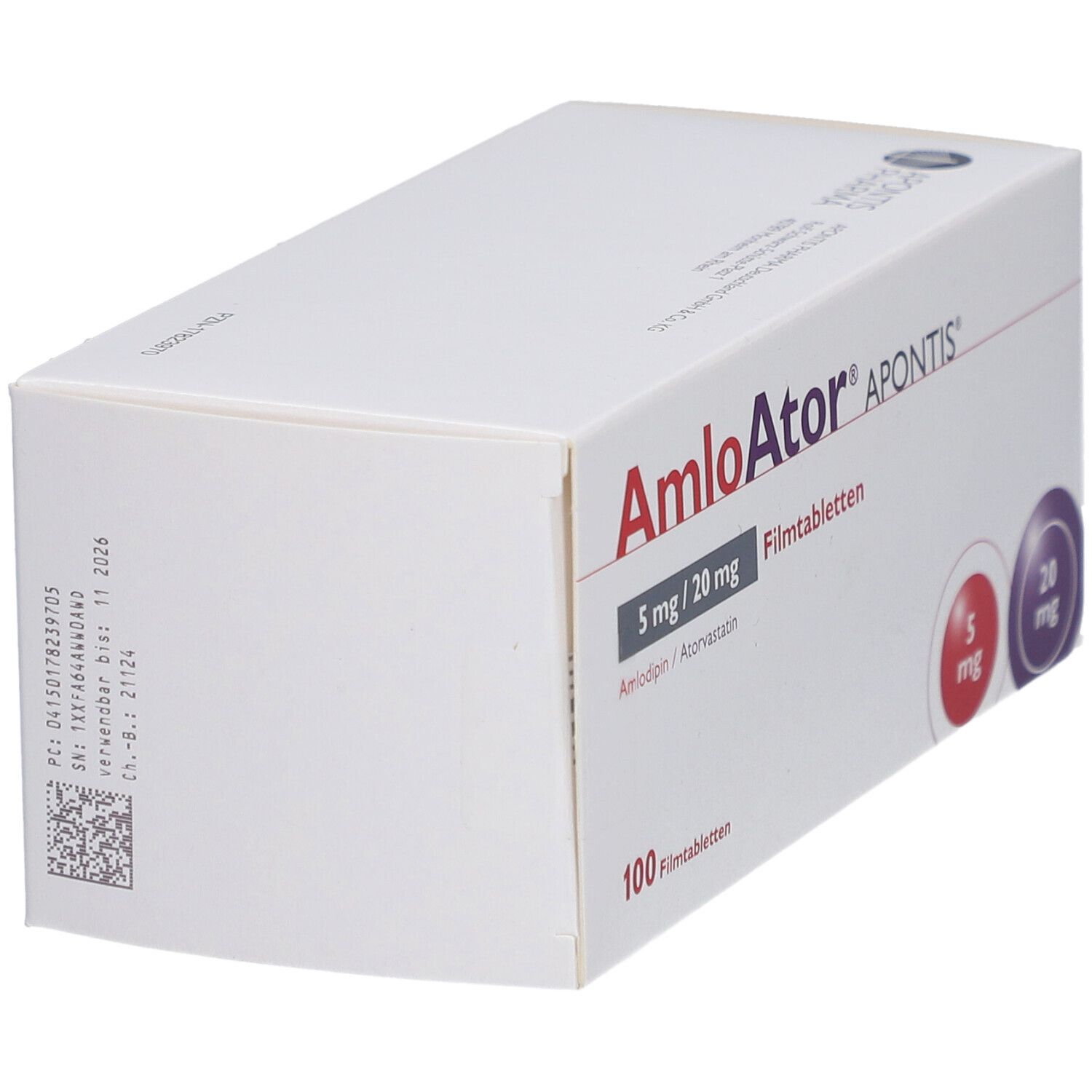 AMLOATOR APONTIS 5 mg/20 mg Filmtabletten