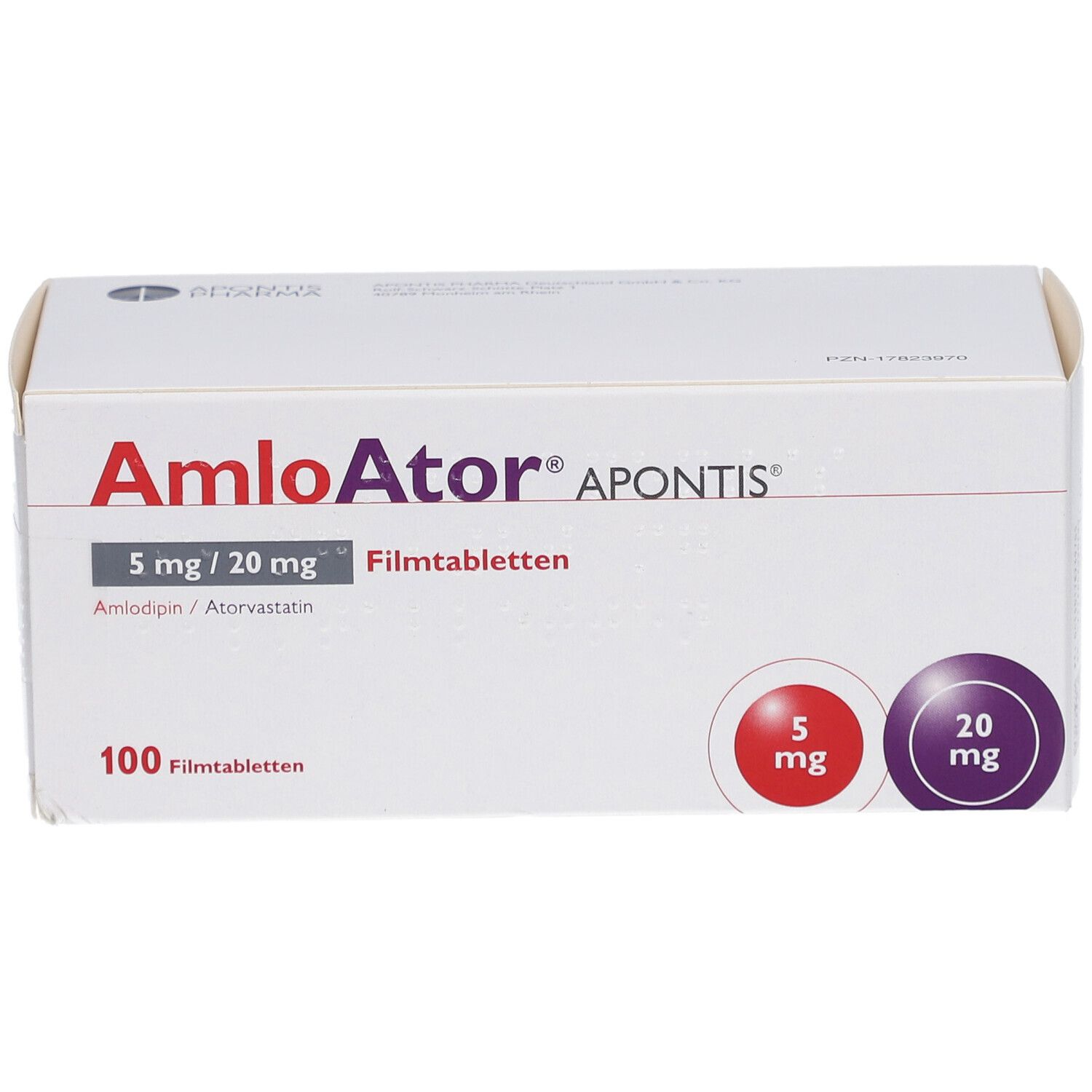 AMLOATOR APONTIS 5 mg/20 mg Filmtabletten