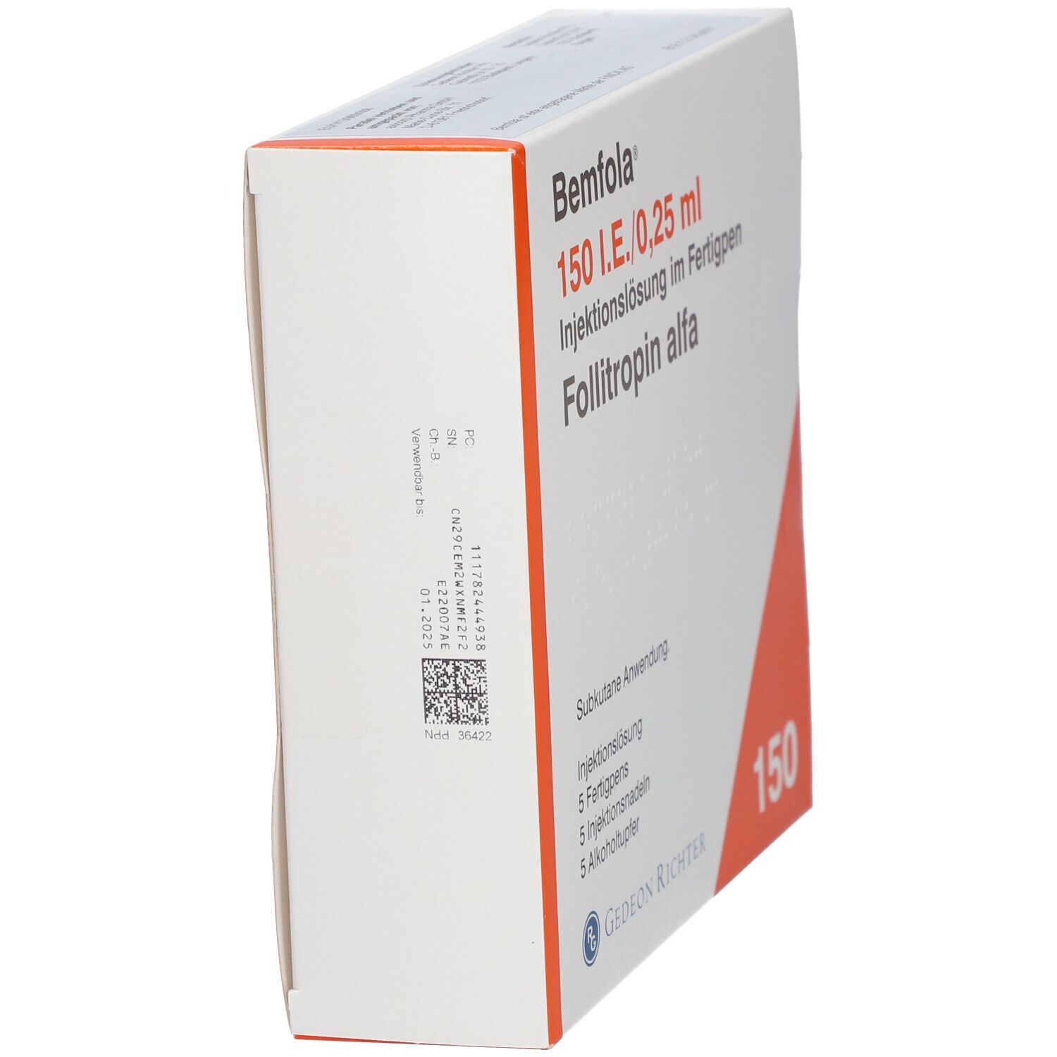 BEMFOLA 150 I.E./0,25 ml Inj.-Lsg.i.e.Fertigpen