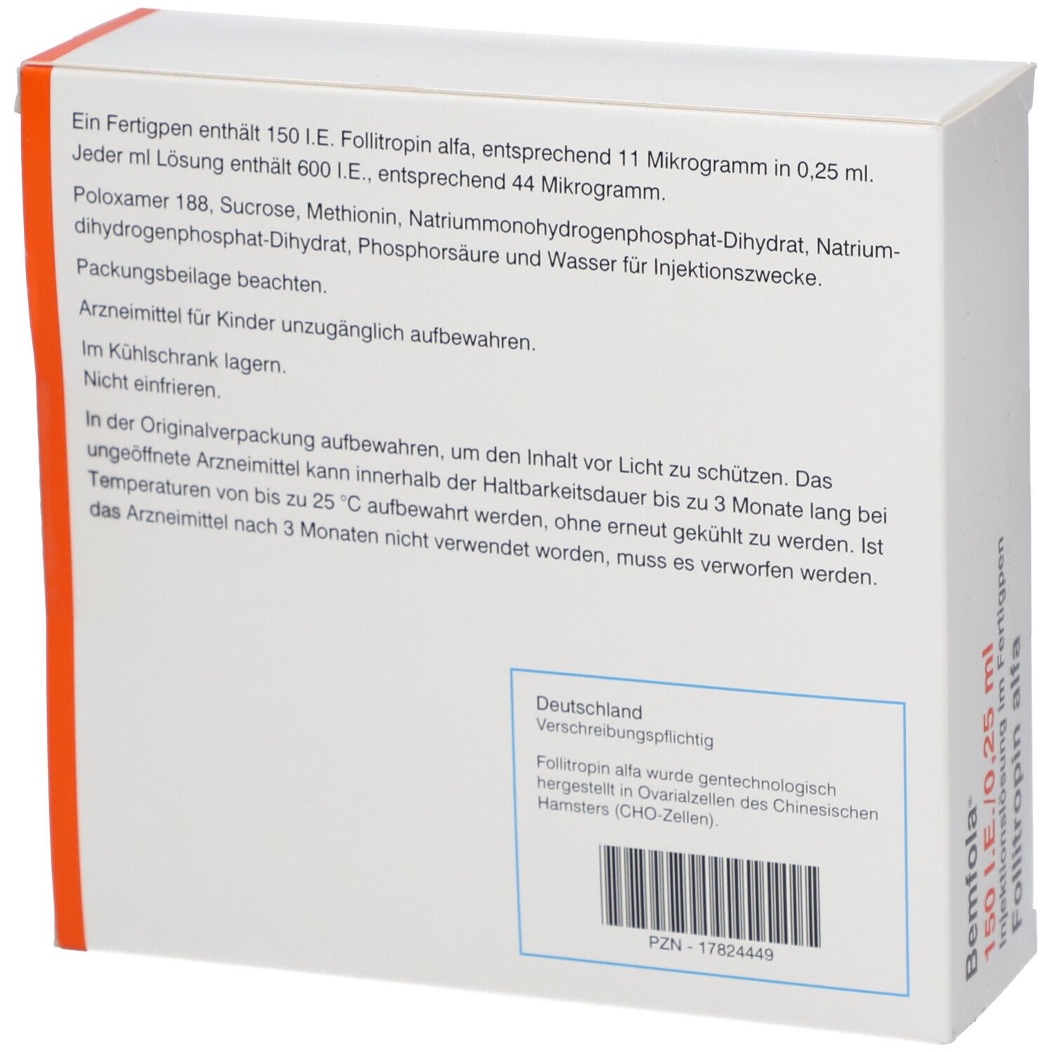 BEMFOLA 150 I.E./0,25 ml Inj.-Lsg.i.e.Fertigpen