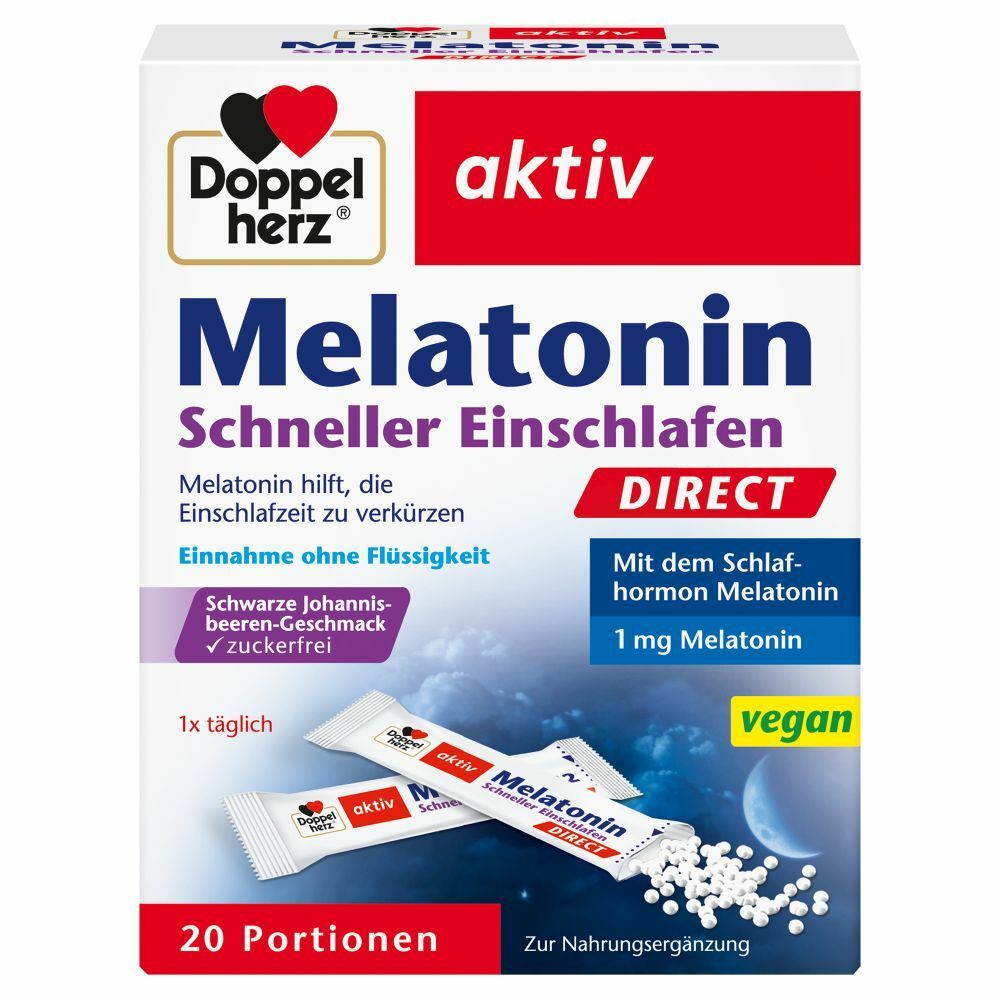 Doppelherz® aktiv Melatonin Schneller Einschlafen
