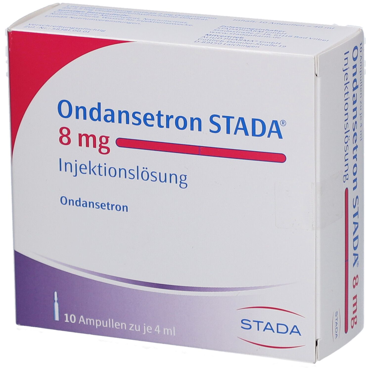 ONDANSETRON STADA 8 mg Injektionslösung