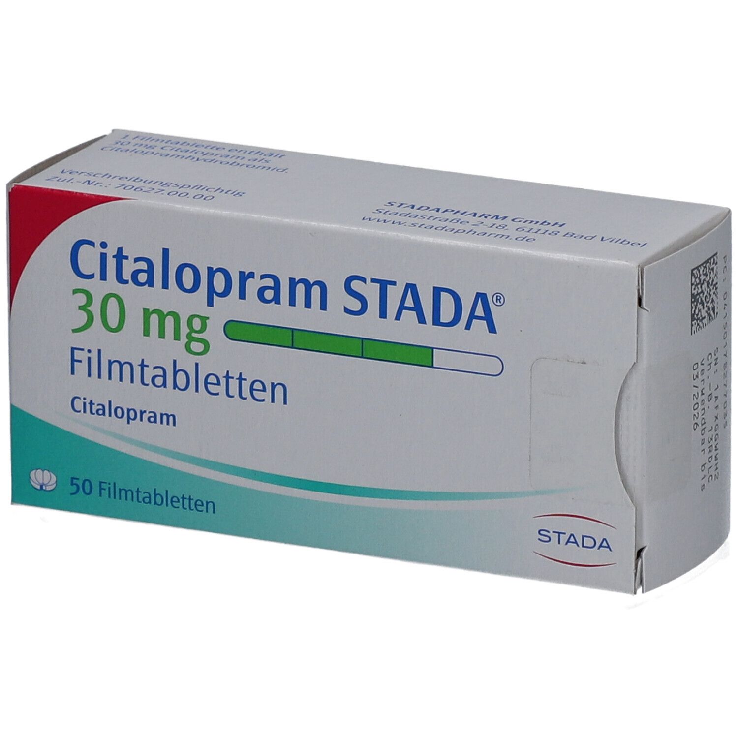 CITALOPRAM STADA 30 mg Filmtabletten