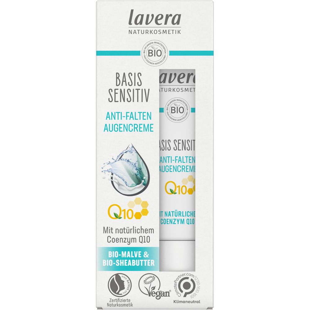 lavera Basis sensitiv Anti-Falten Q10 Augencreme