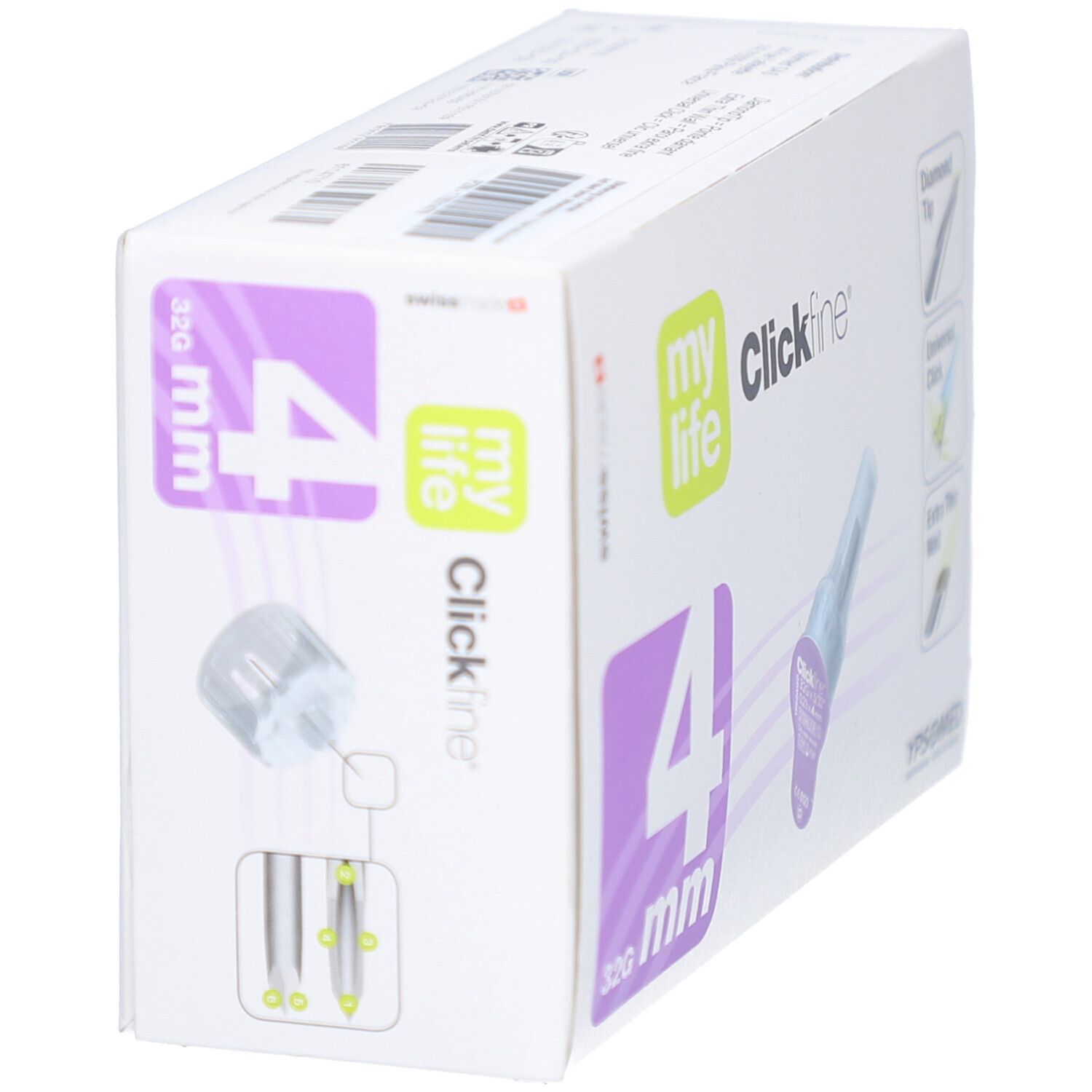 mylife Clickfine® Pen-Nadeln 4 mm 32G