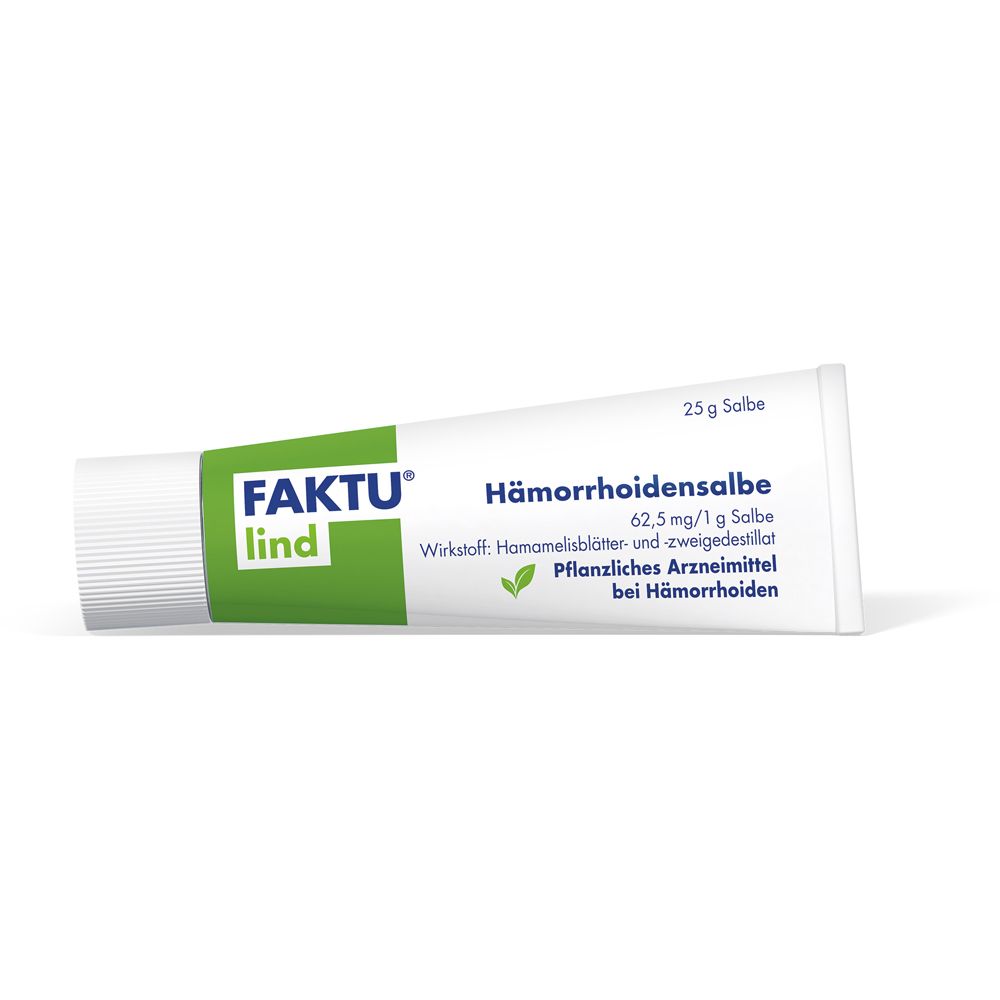 FAKTU lind Hämorrhoidensalbe mit Hamamelis