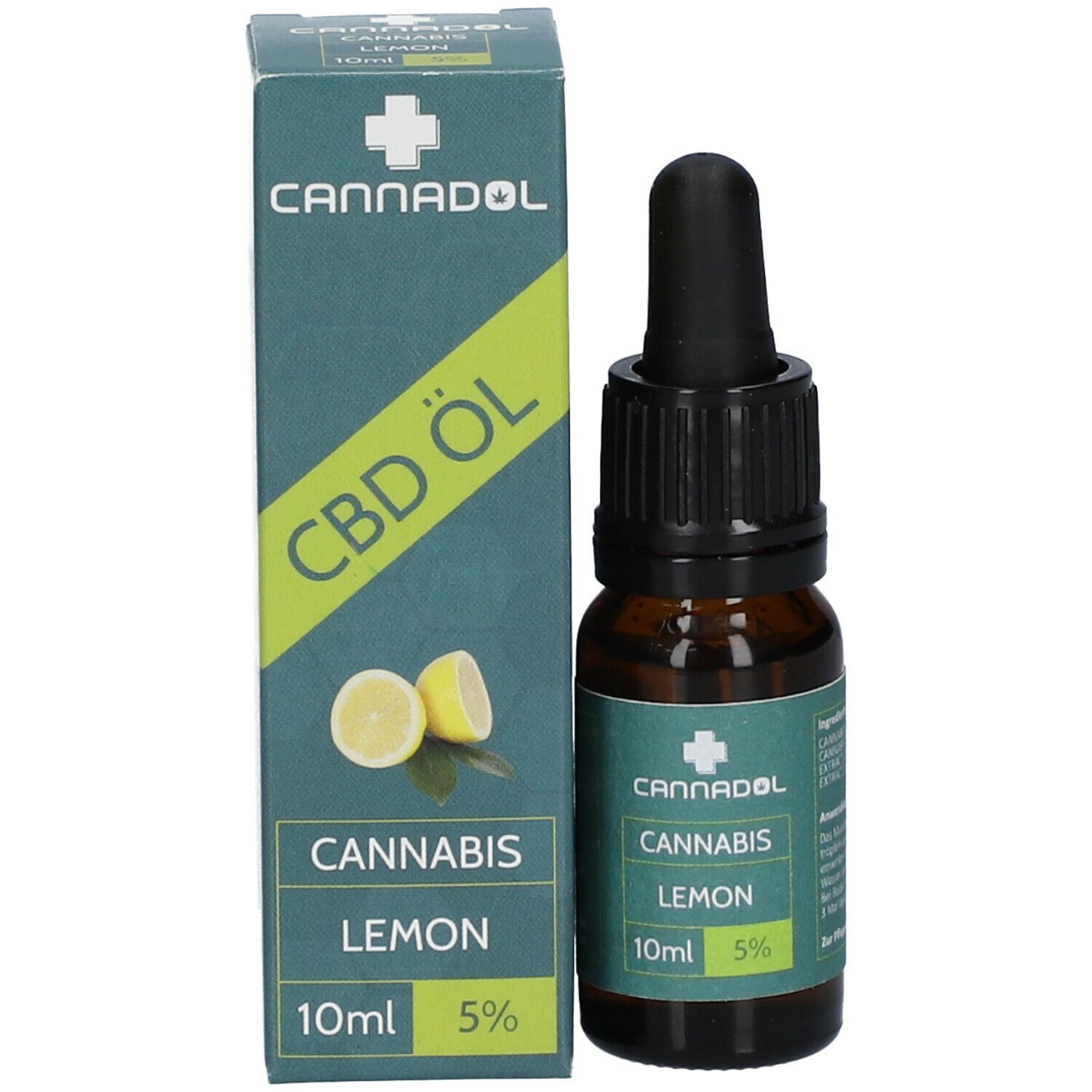 CBD 5% Bio Cannadol Hanfextrakt Lemon Tropfen 10 ml - shop-apotheke.ch