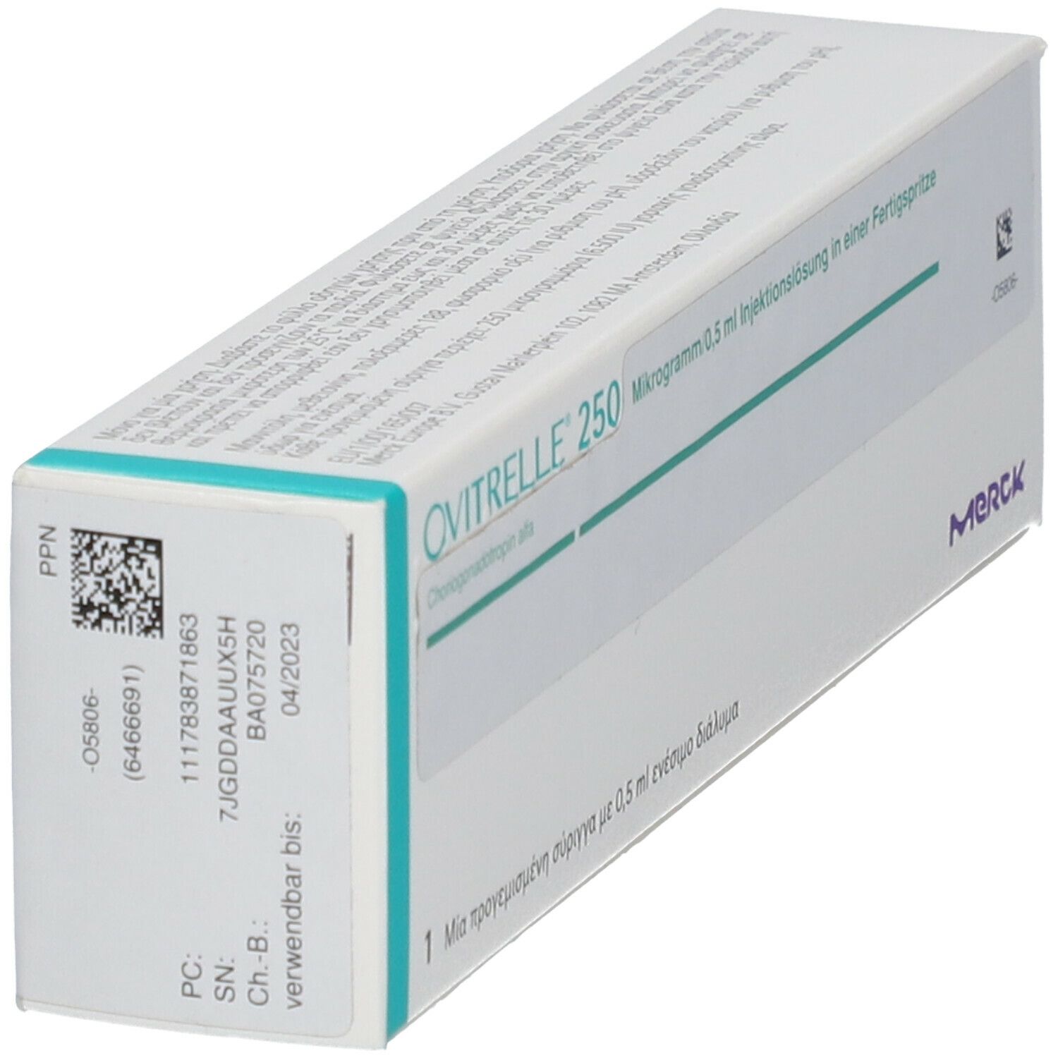 Ovitrelle 250 Mikrogramm/0,5ml Inj.-Lsg.i.e.F.-Sp. 1 St Infusionsemulsion