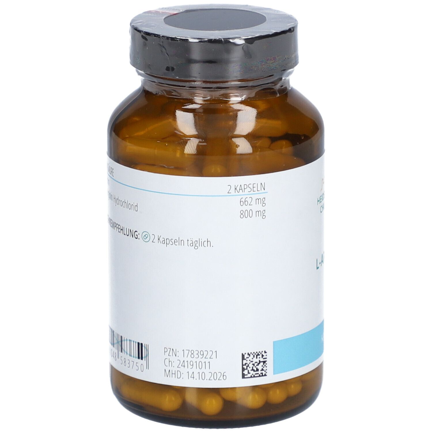 L-Arginin Kapseln 60 g