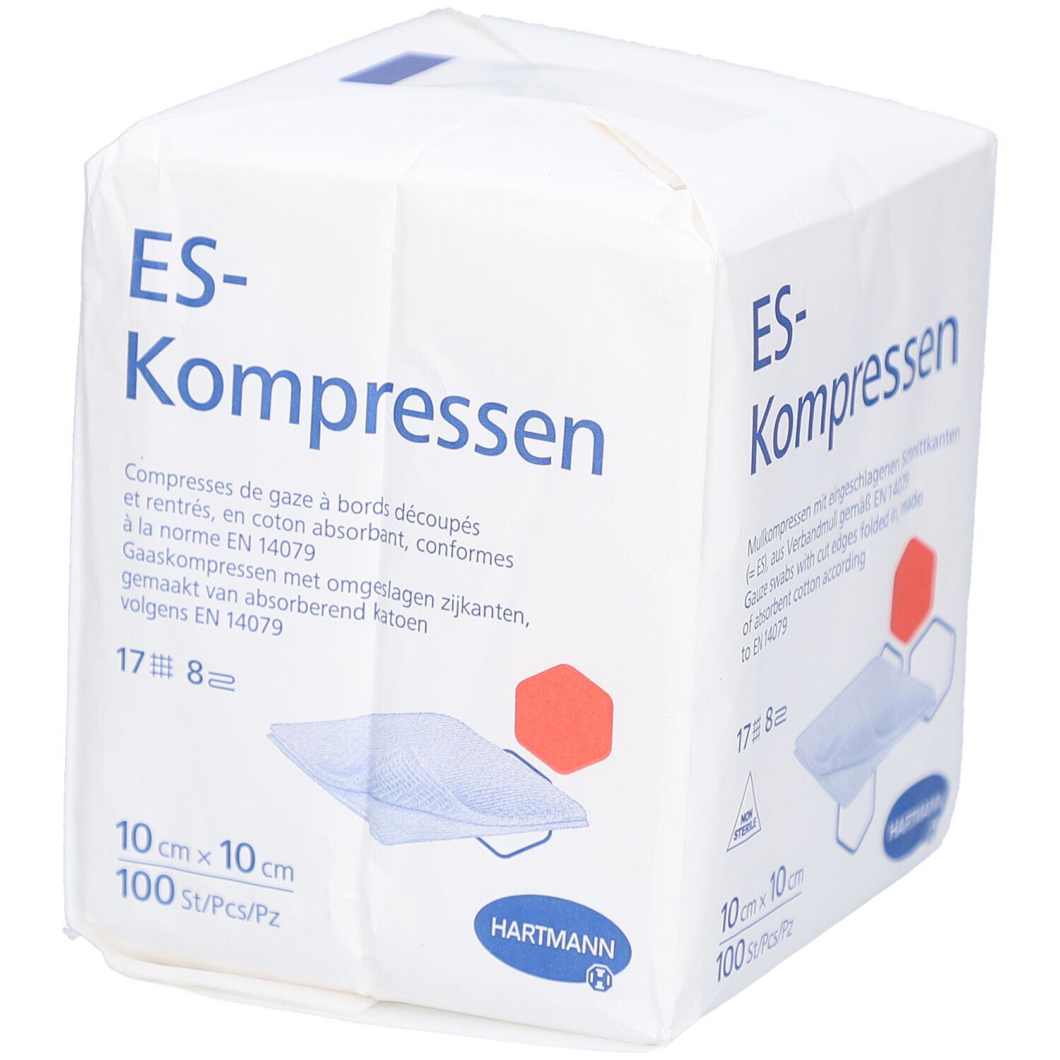 HARTMANN ES-Kompressen 10 cm x 10 cm unsteril