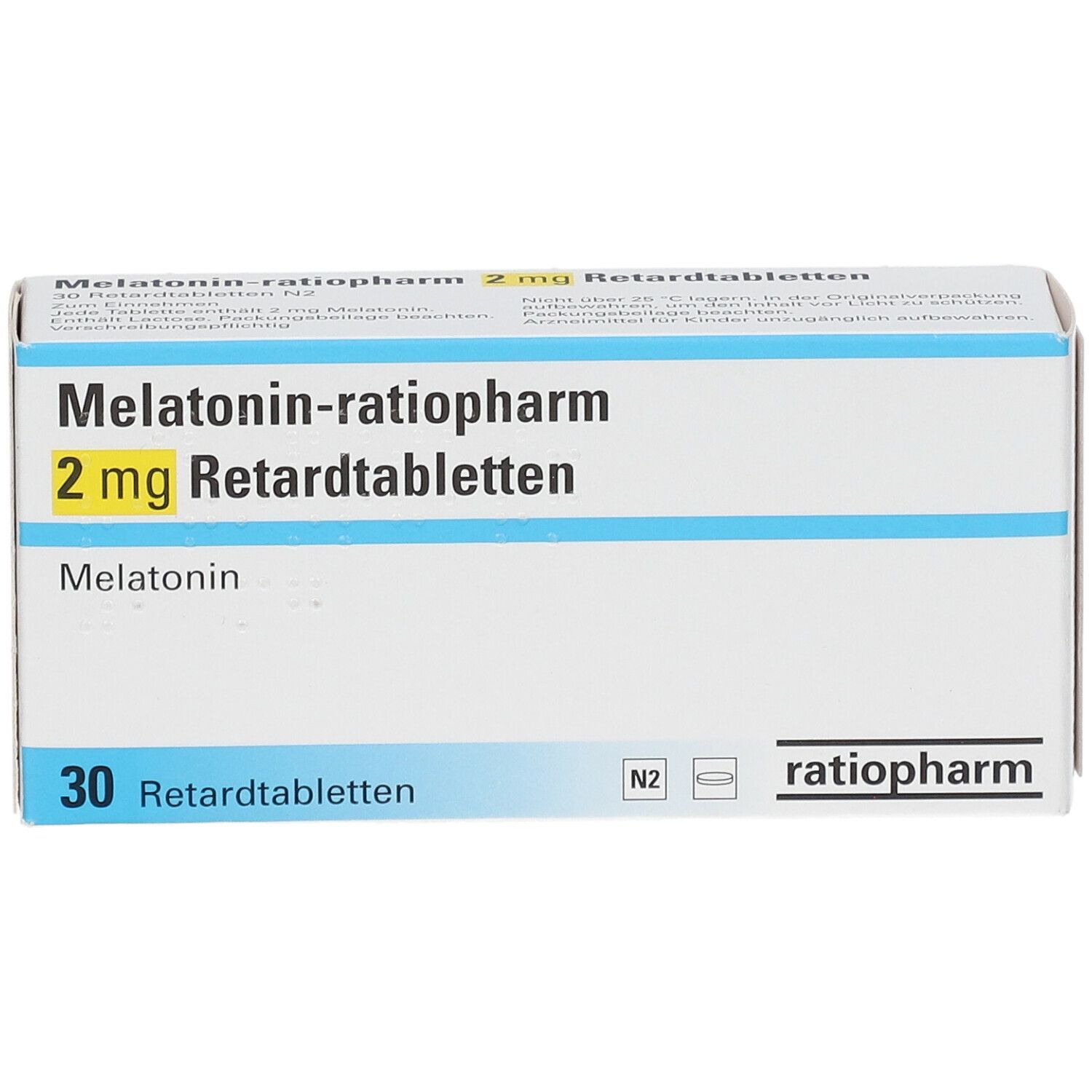Melatonin-ratiopharm® 2 mg